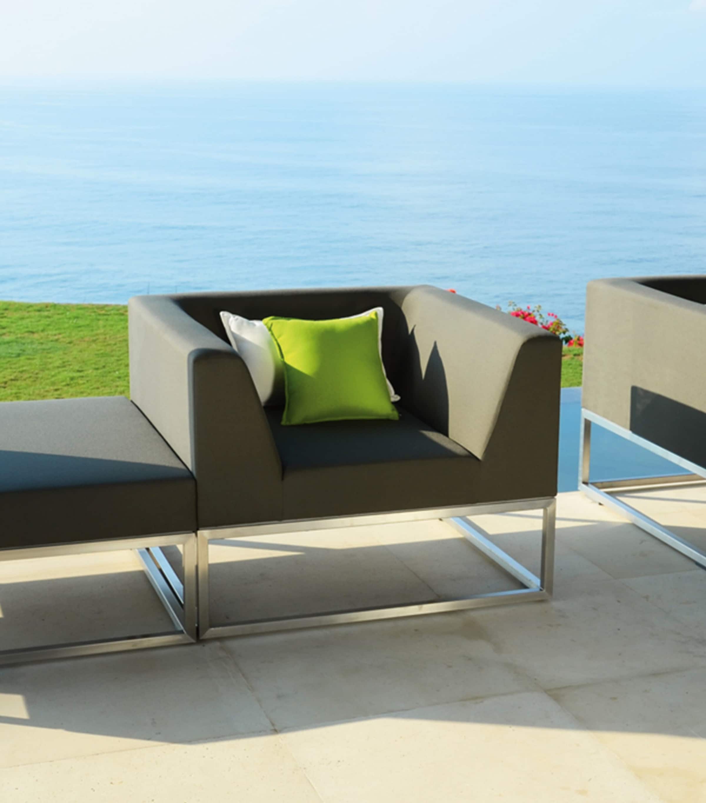 Latitude Outdoor Armchair SLATE Image 2