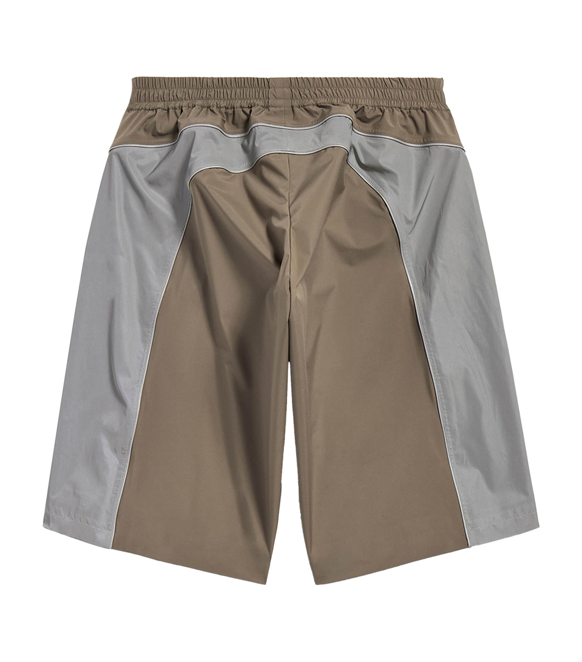 Balenciaga Mens Techwear Two-Tone Shorts Image 2