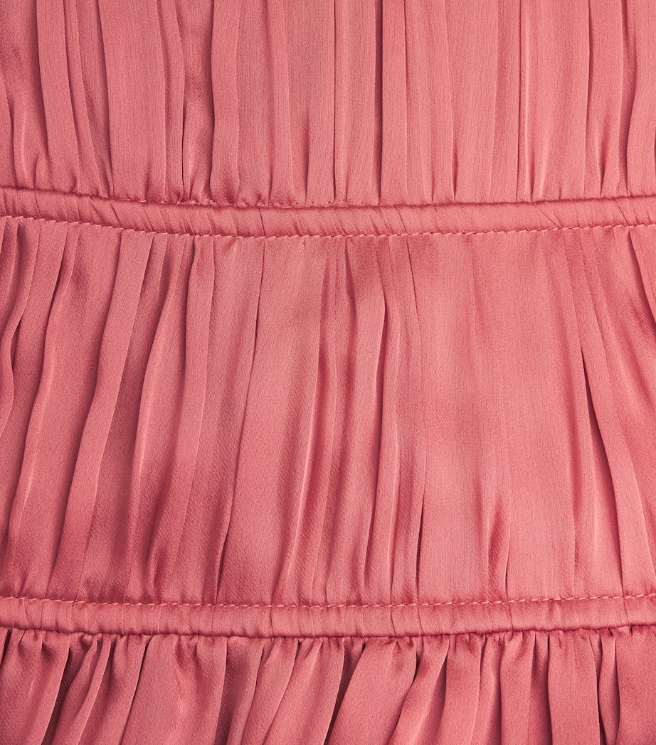 Ulla Johnson Womens Silk Boheme Gown Rosewood Image 6