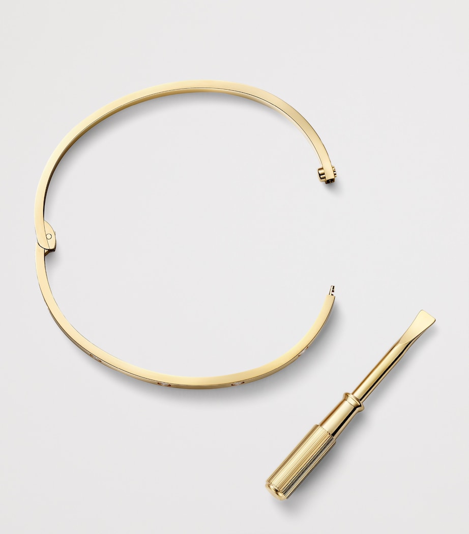 Cartier Small Yellow Gold and Diamond LOVE Bracelet Yellow Gold Image 6