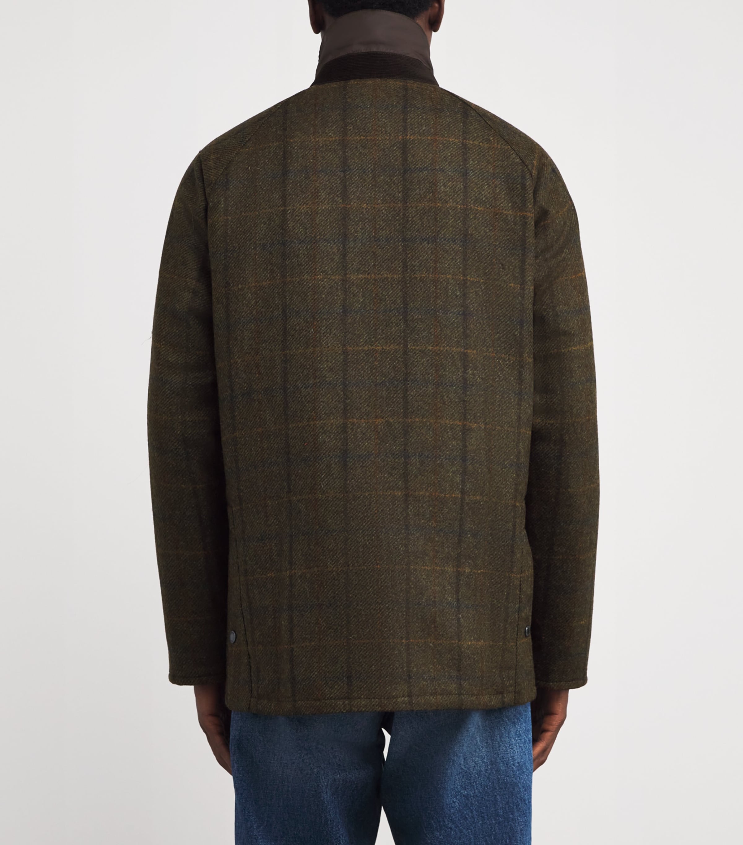 Barbour Brown Wool Check Bedale Jacket | Harrods US