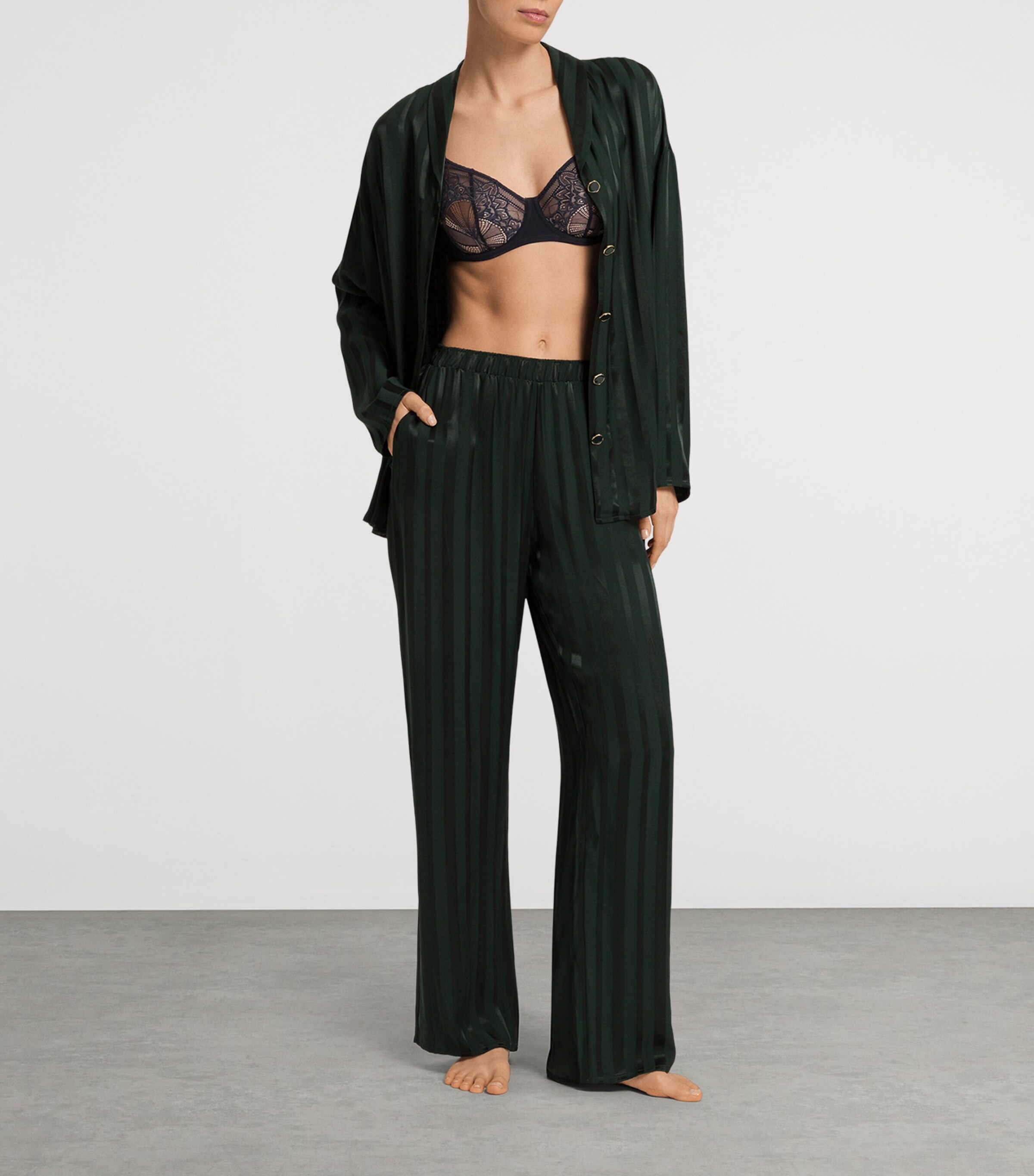 Hanro Stripe Indra Pyjama Shirt | Women Clothing | Nightwear | Pyjamas | Designers | Hanro Hanro Stripe Indra Pyjama Shirt | Women Clothing | Nightwear | Pyjamas | Designers | Hanro