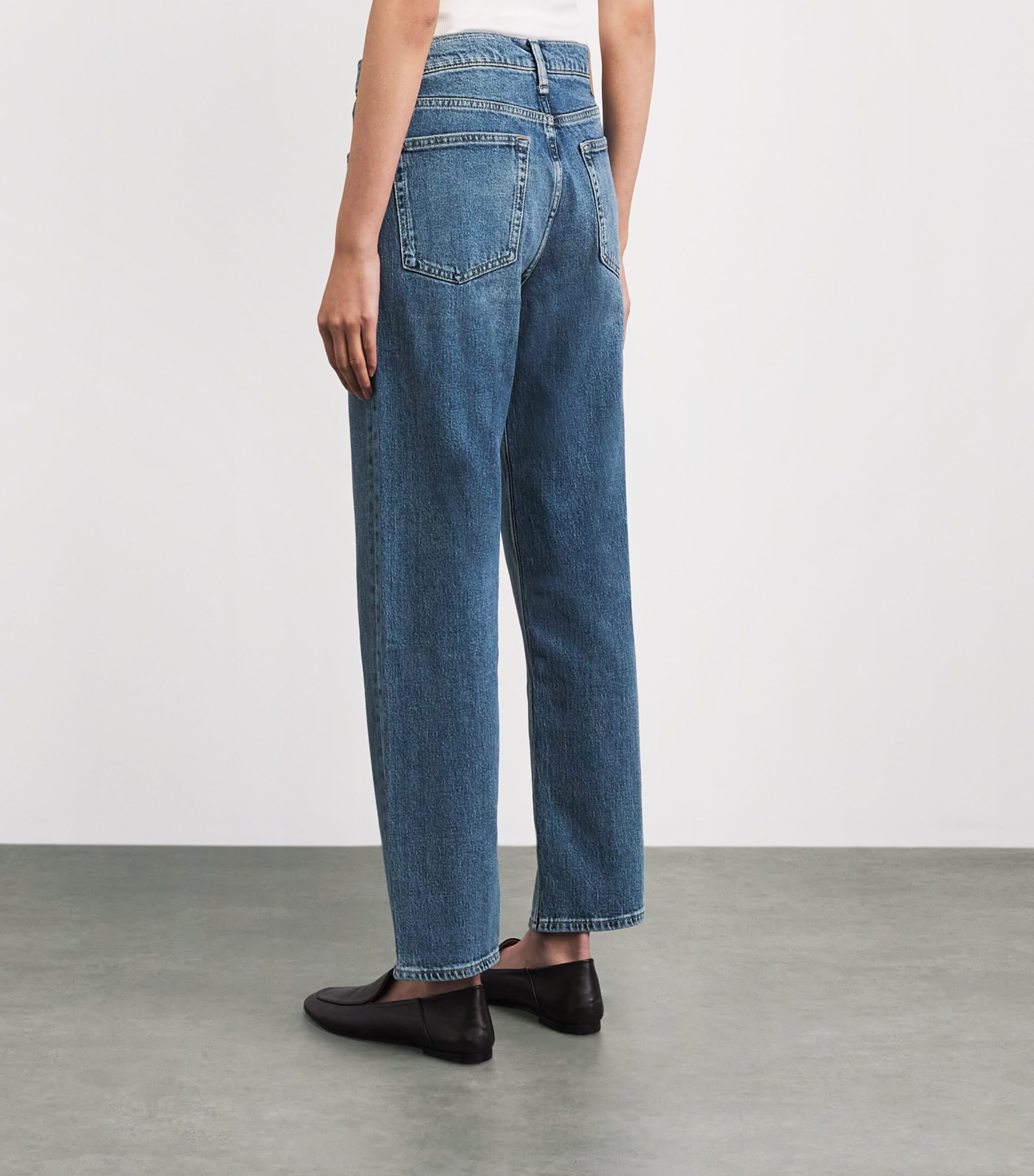 Rag & Bone Womens Harlow Straight Jeans Accord Image 5