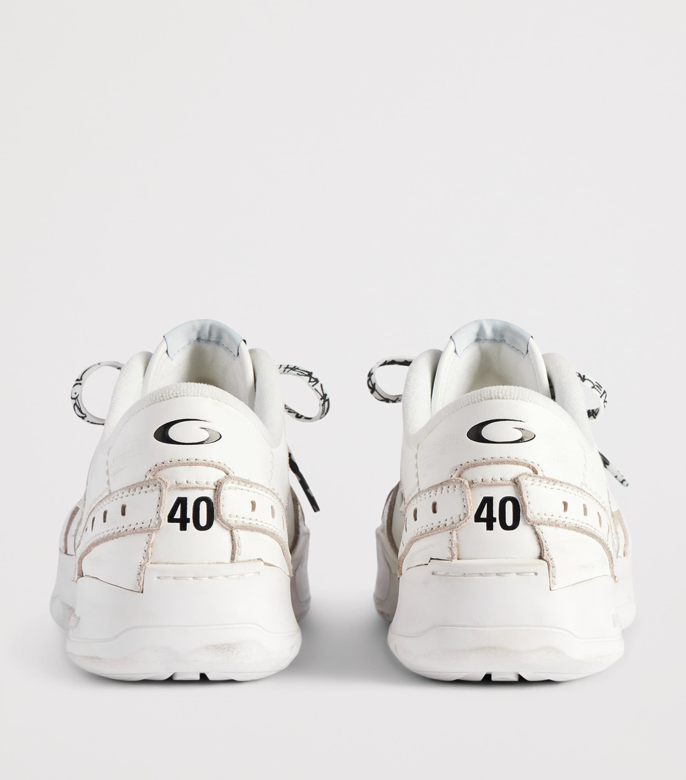 Leather Hamptons Platform Sneakers 9000 Image 4