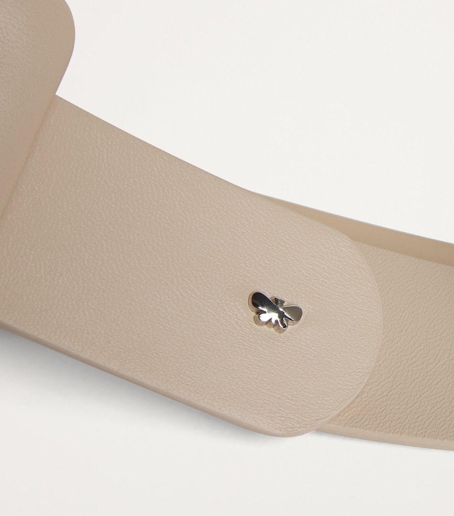 Nappa Leather Tonal Belt SAND Image 6