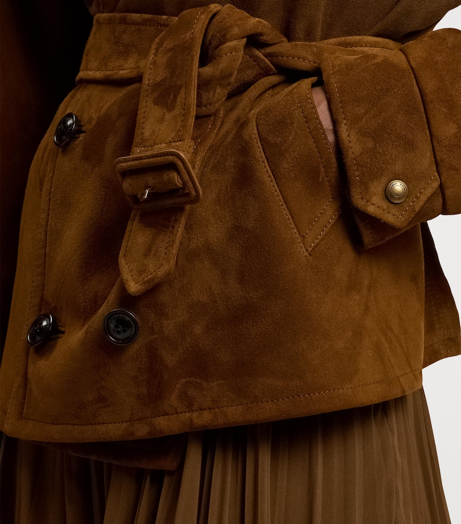 Lamsbkin Eldridge Moto Jacket DISTRESSED BROWN Image 9