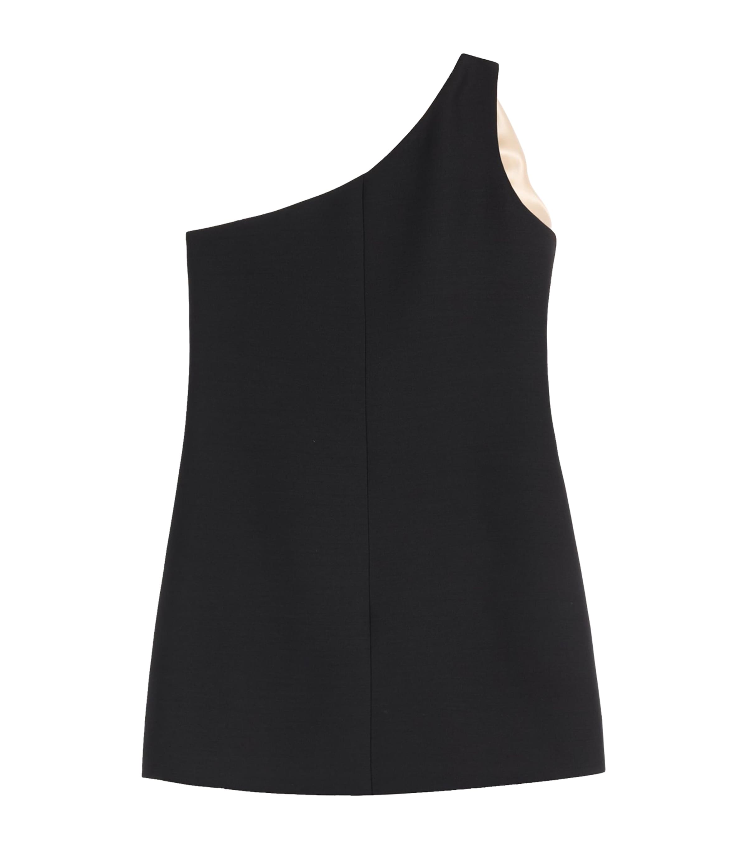 Silk-Wool Bow Mini Dress 9ZM Image 2