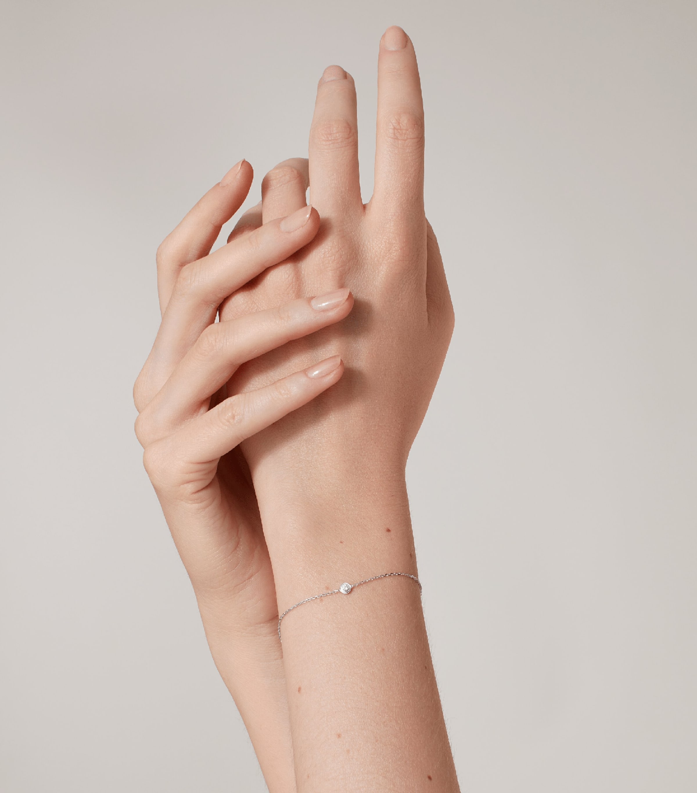 Extra-Small White Gold and Diamond Cartier d'Amour Bracelet WHITE GOLD Image 2