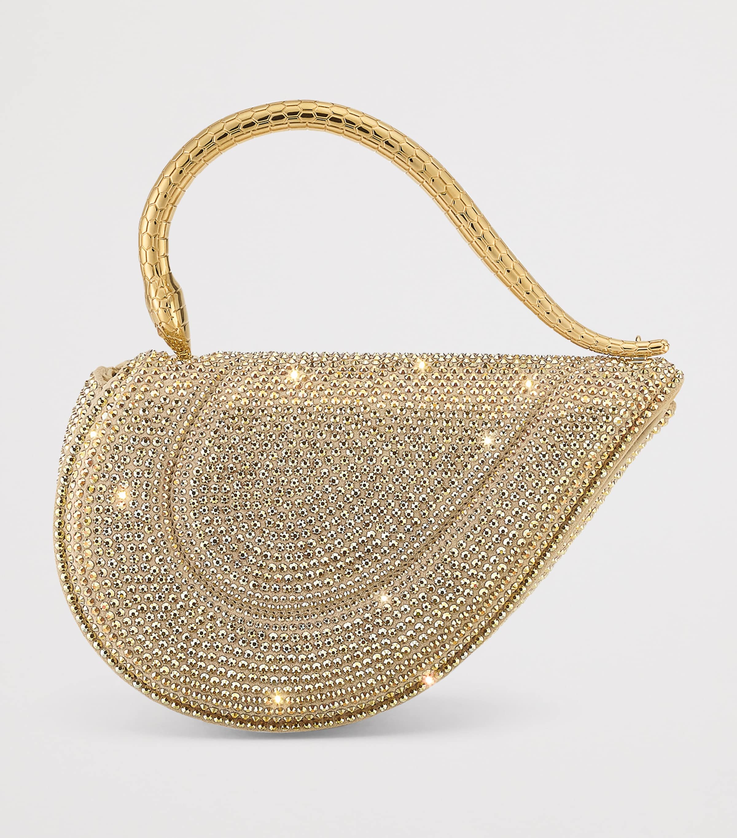 Leather Serpenti Cuore 1968 Top-Handle Bag GOLD Image 3