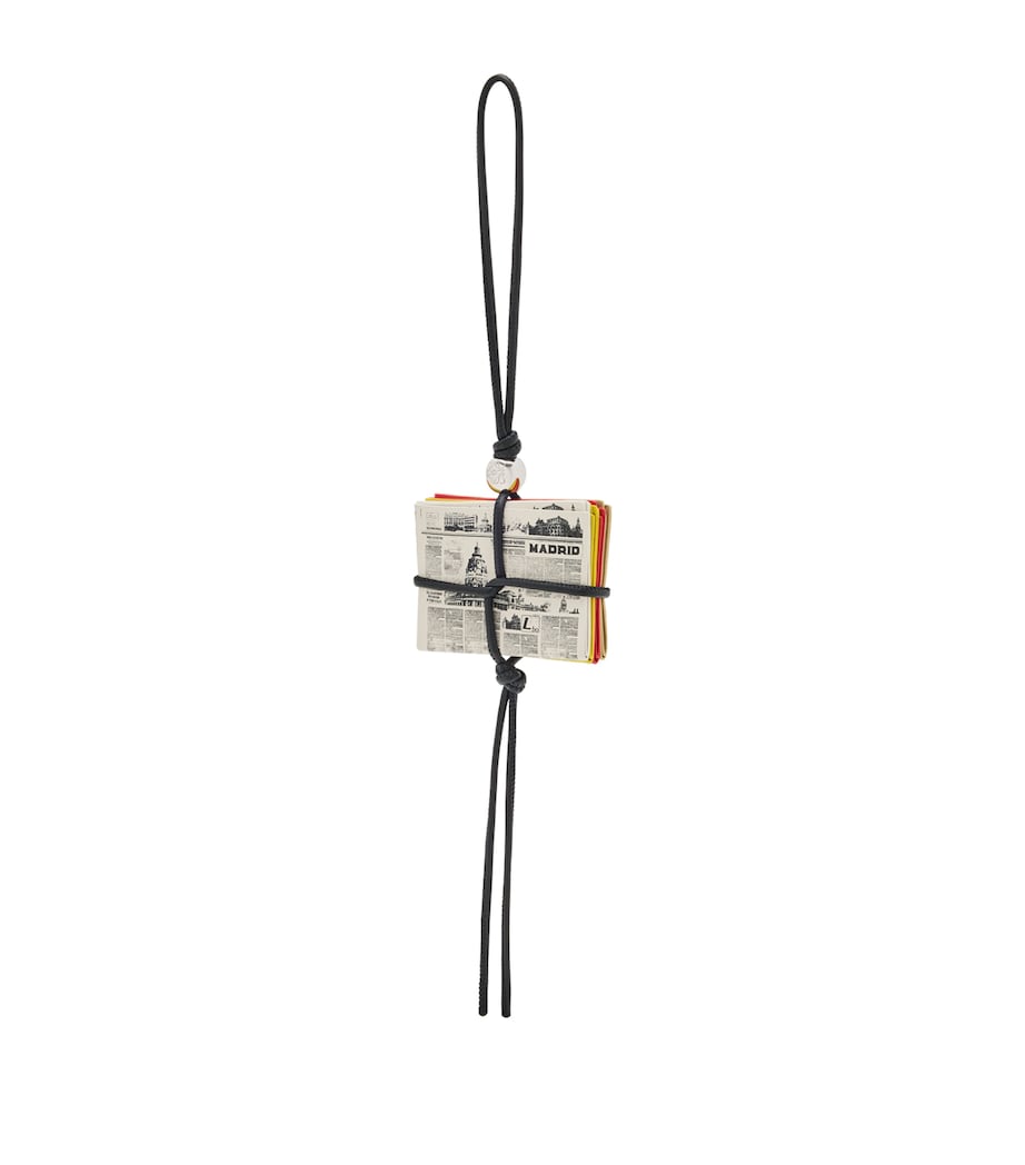 LOEWE Newspaper Bag Charm Image 1