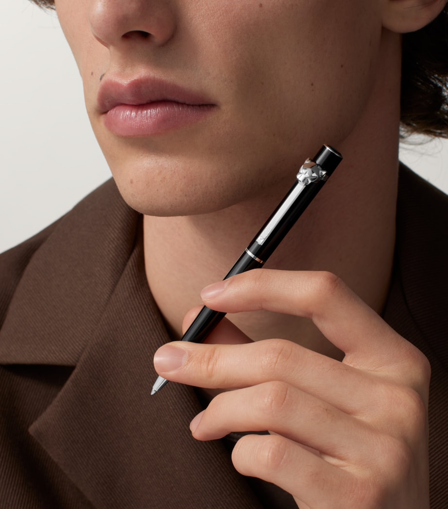 Small Panthère de Cartier Ballpoint Pen BLACK Image 5
