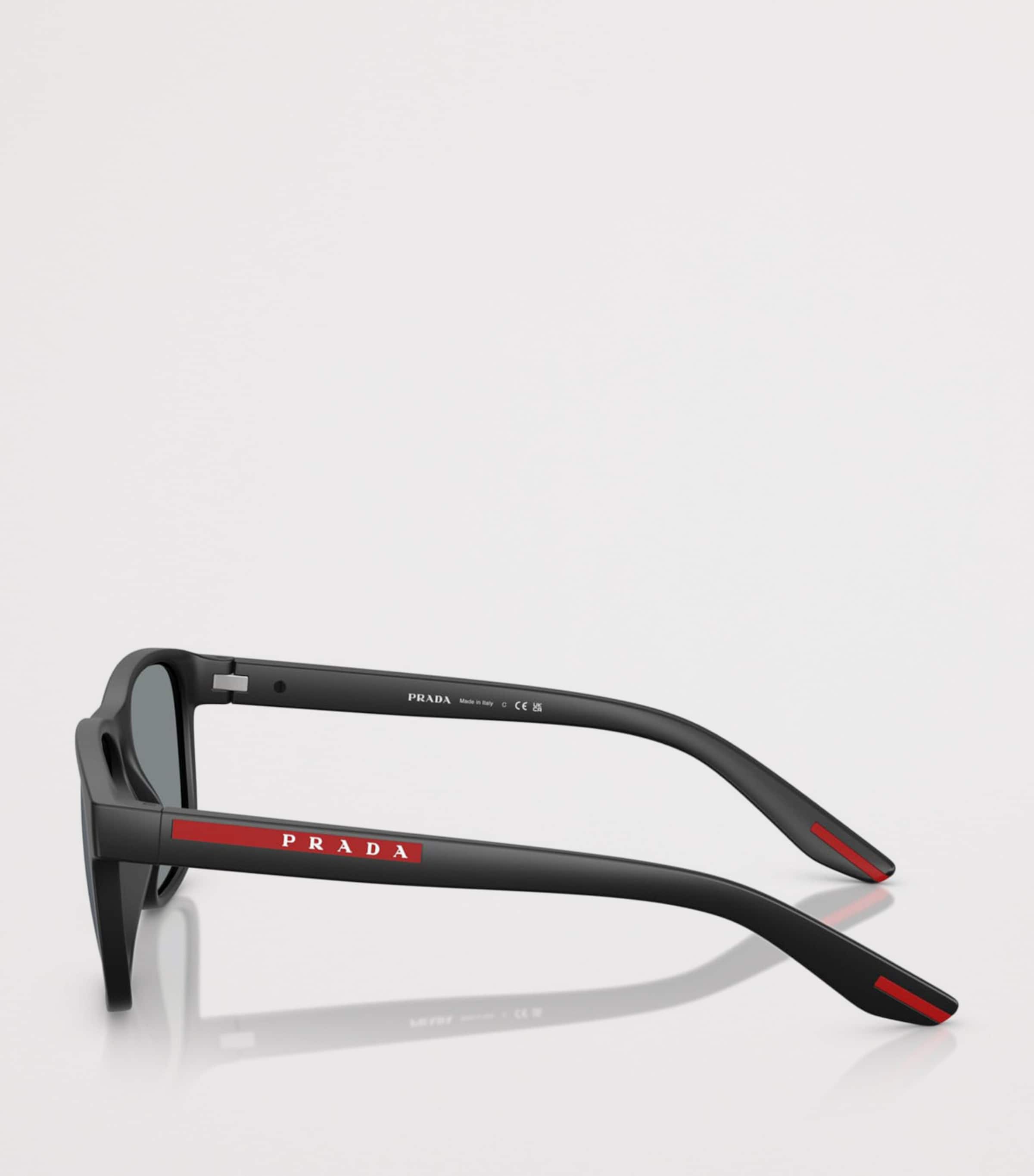 Prada Linea Rossa Injected Pillow Sunglasses Black Image 3