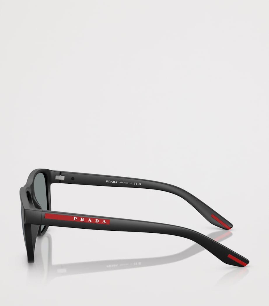 Prada Linea Rossa Injected Pillow Sunglasses Black Image 3