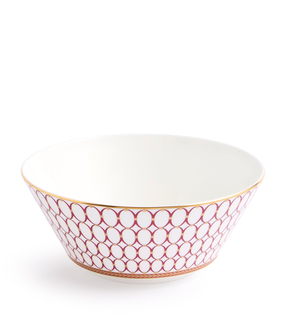 Bone China Renaissance Soup Bowl (20cm) RED Image 1