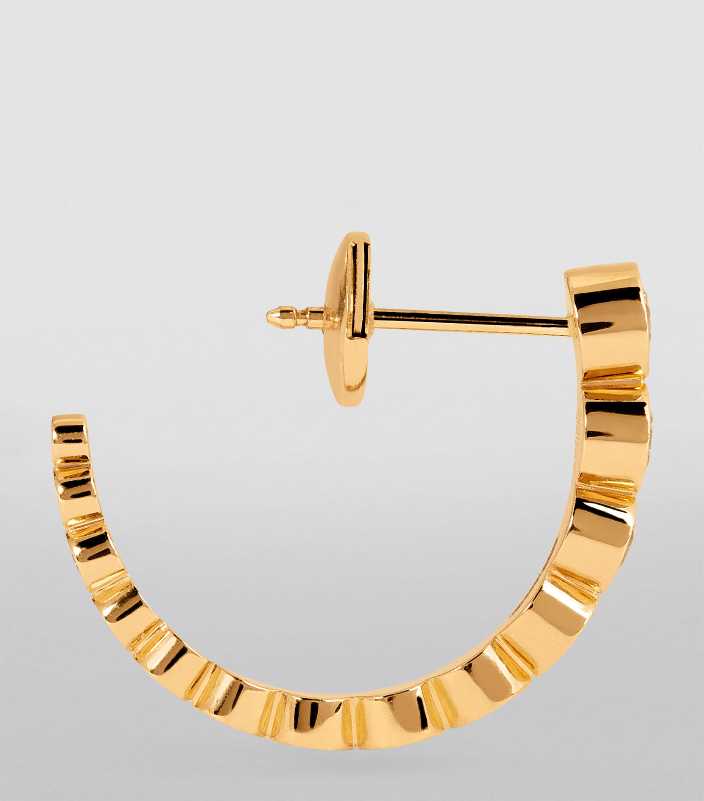 Yellow Gold and Diamond Boucle Ensemble Earrings YELLOW GOLD Image 3