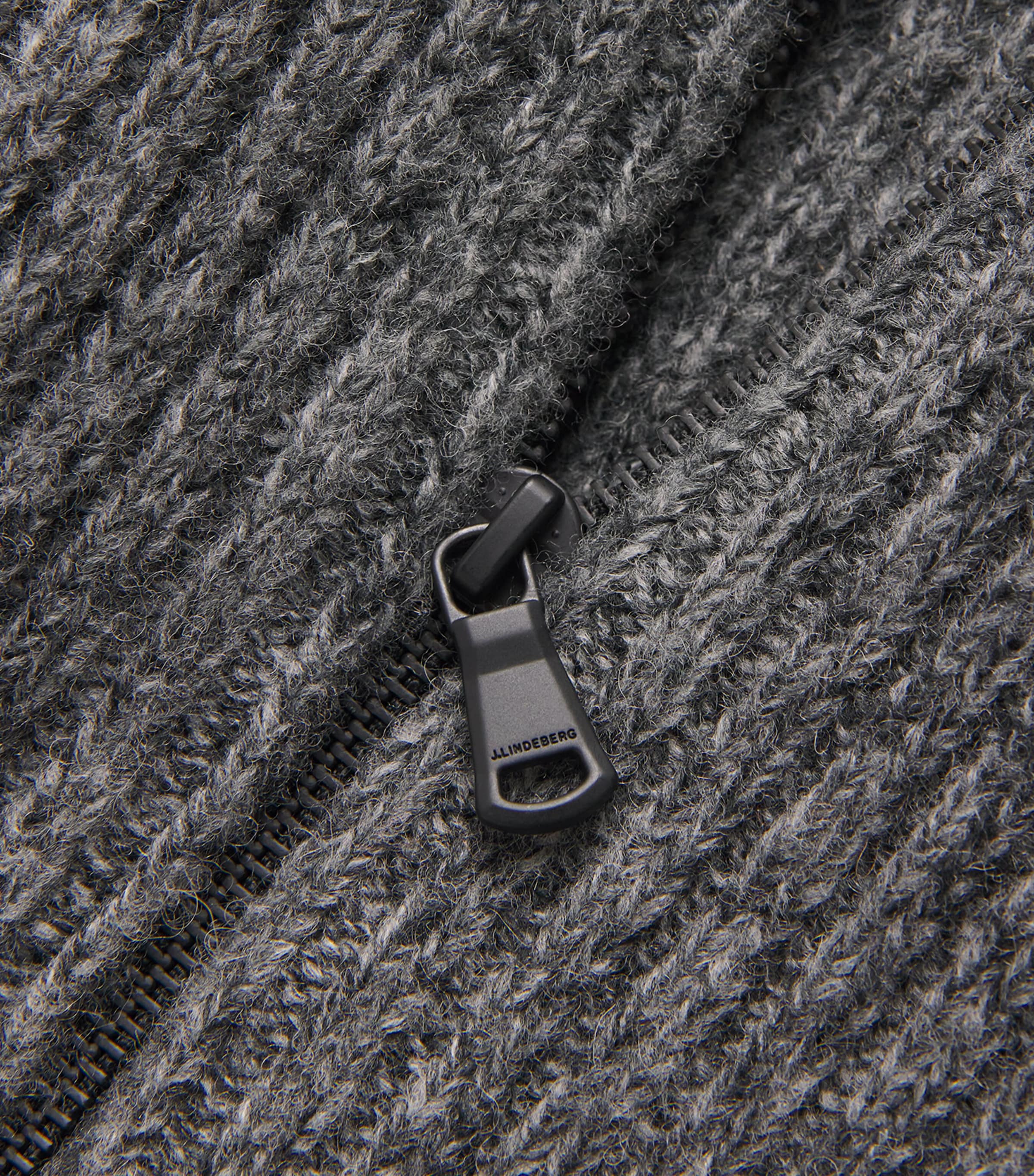 Wool-Blend Victor Half-Zip Sweater DARK GREY MELANGE Image 5