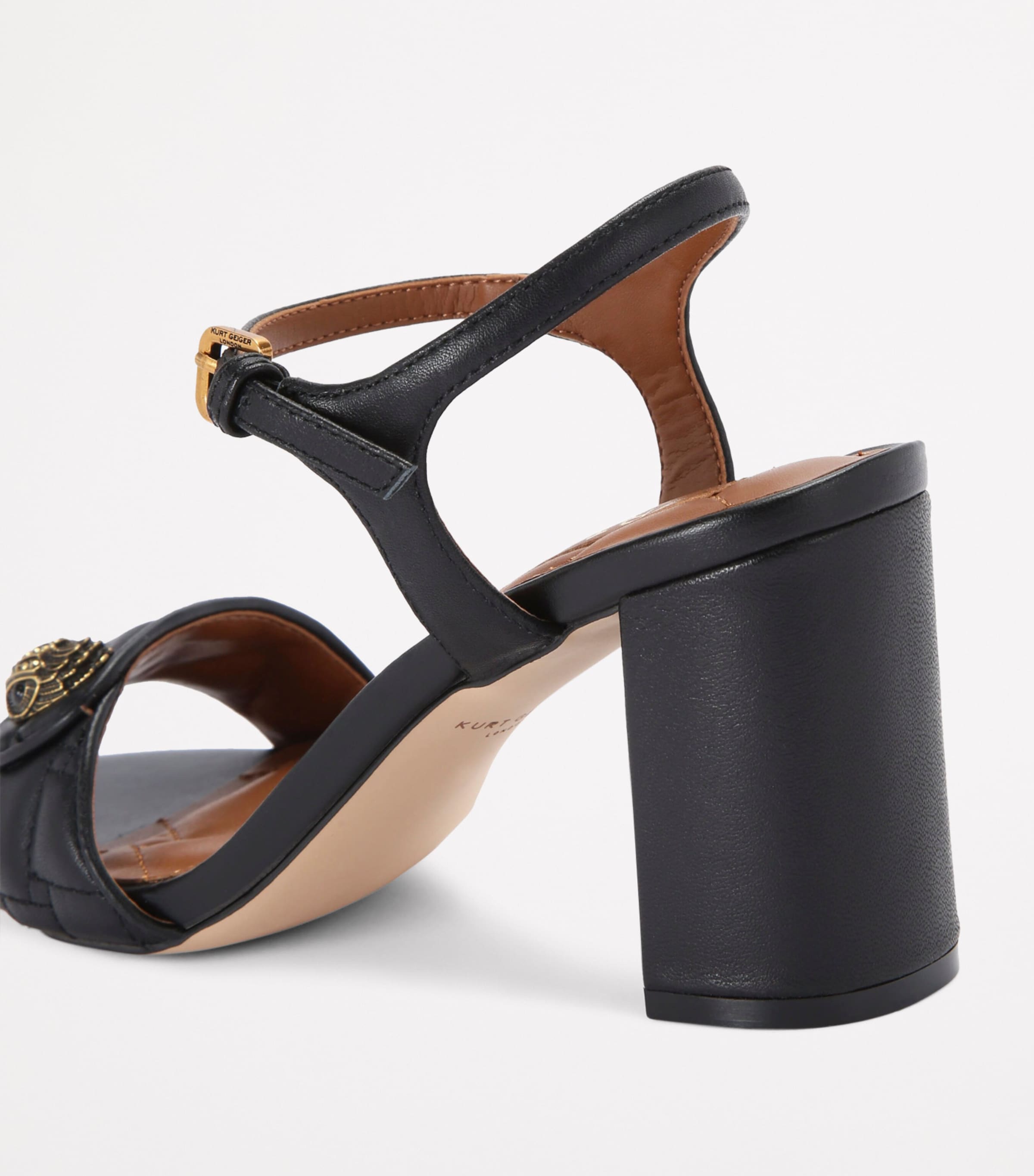 Kensington Langley Heeled Sandals BLACK Image 2