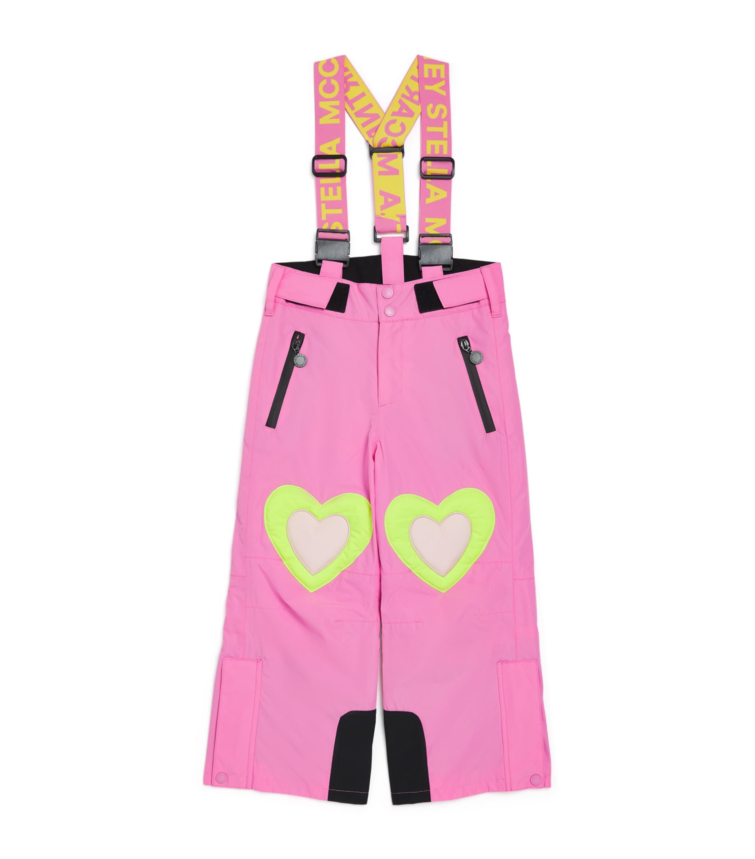 Heart Print Ski Salopettes (4-14 Years)