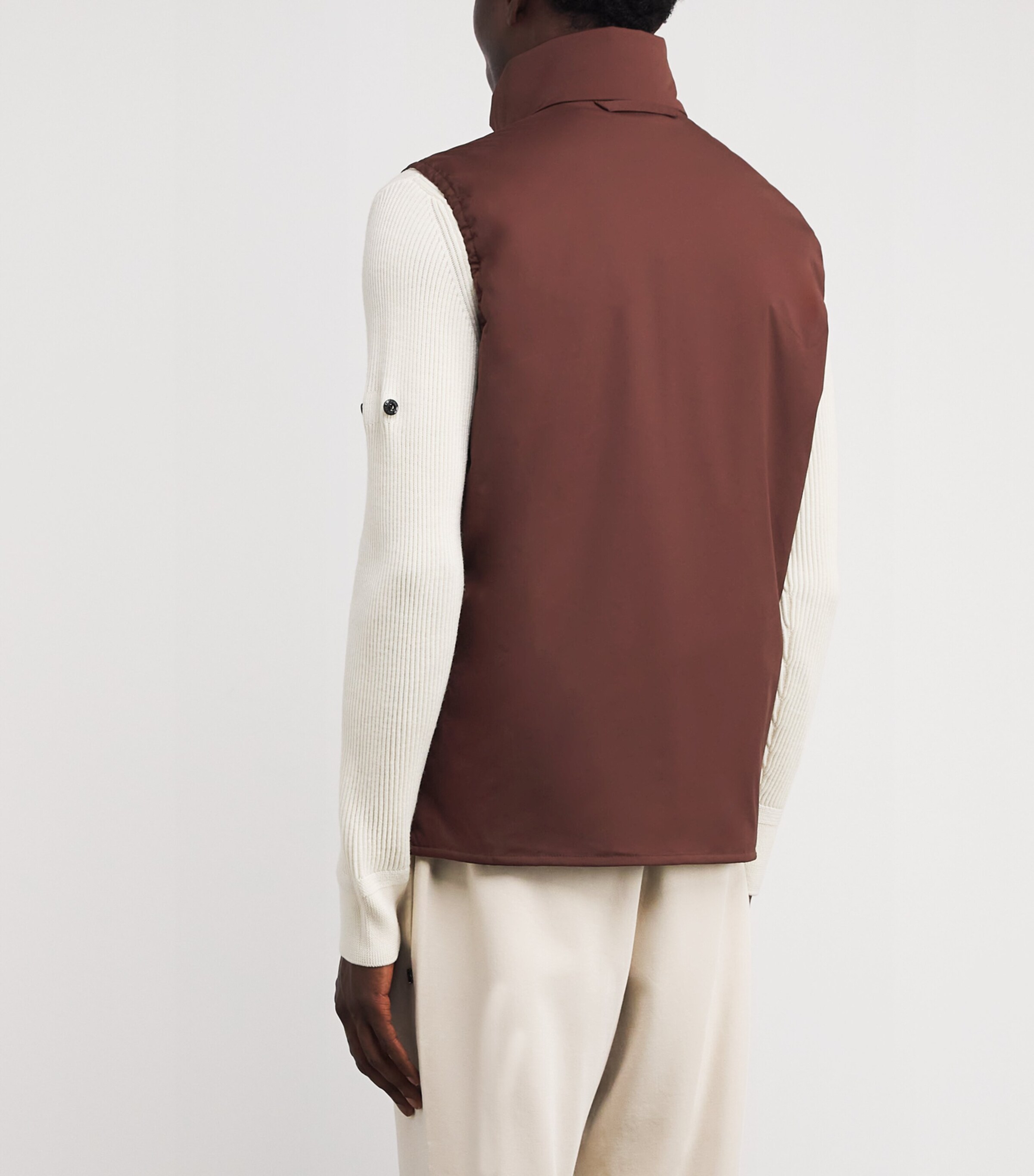 Bogner Mens Water-Repellent Conner Gilet Pinot Noir Image 4