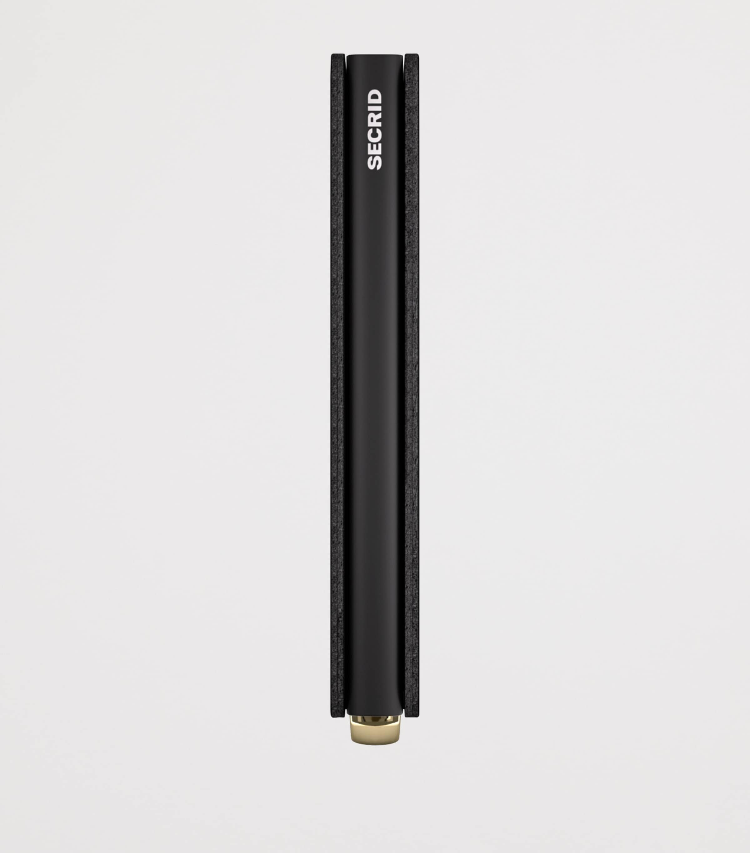 Leather Diamond-Embossed Slimwallet BLACK Image 3