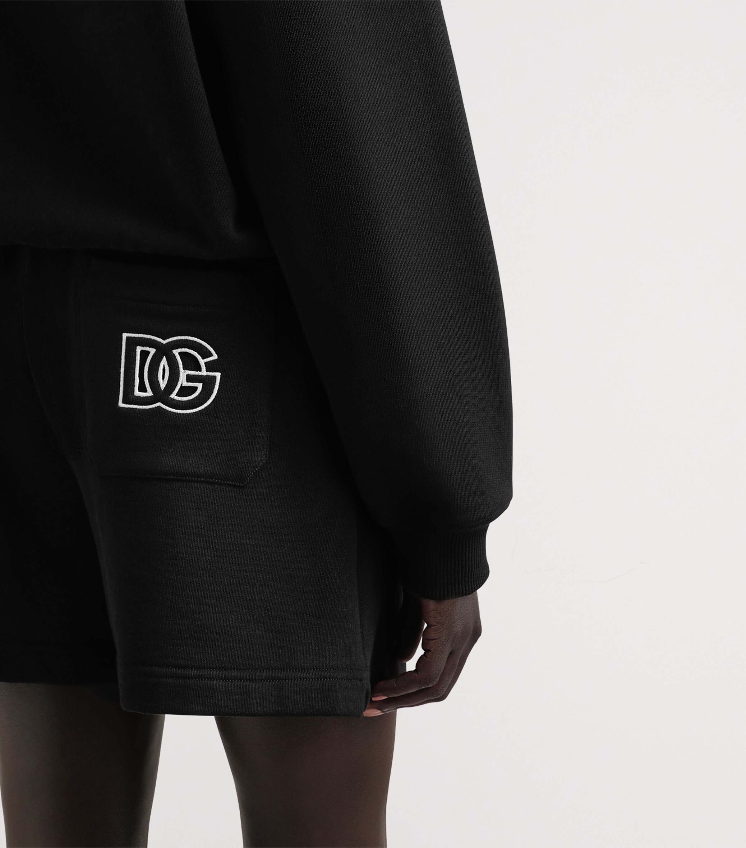 Cotton Logo Hoodie N0000-BLACK Image 4