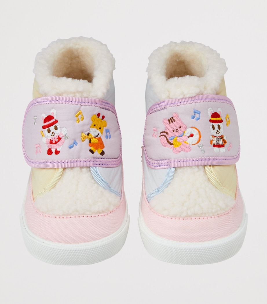 Miki House Embroidered Velcro Sneakers Image 4