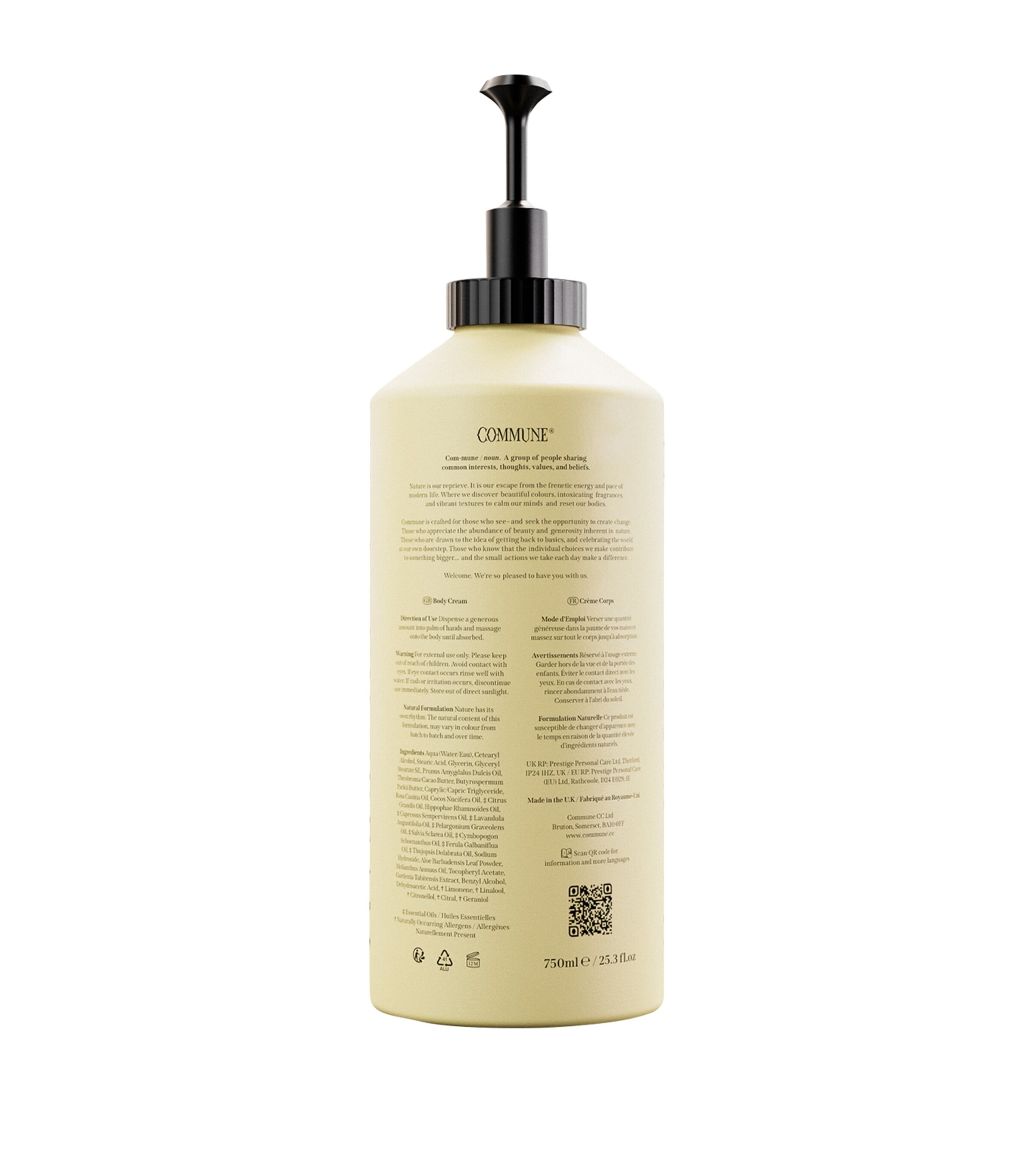 Seymour Body Cream (750ml) NO COLOUR Image 10