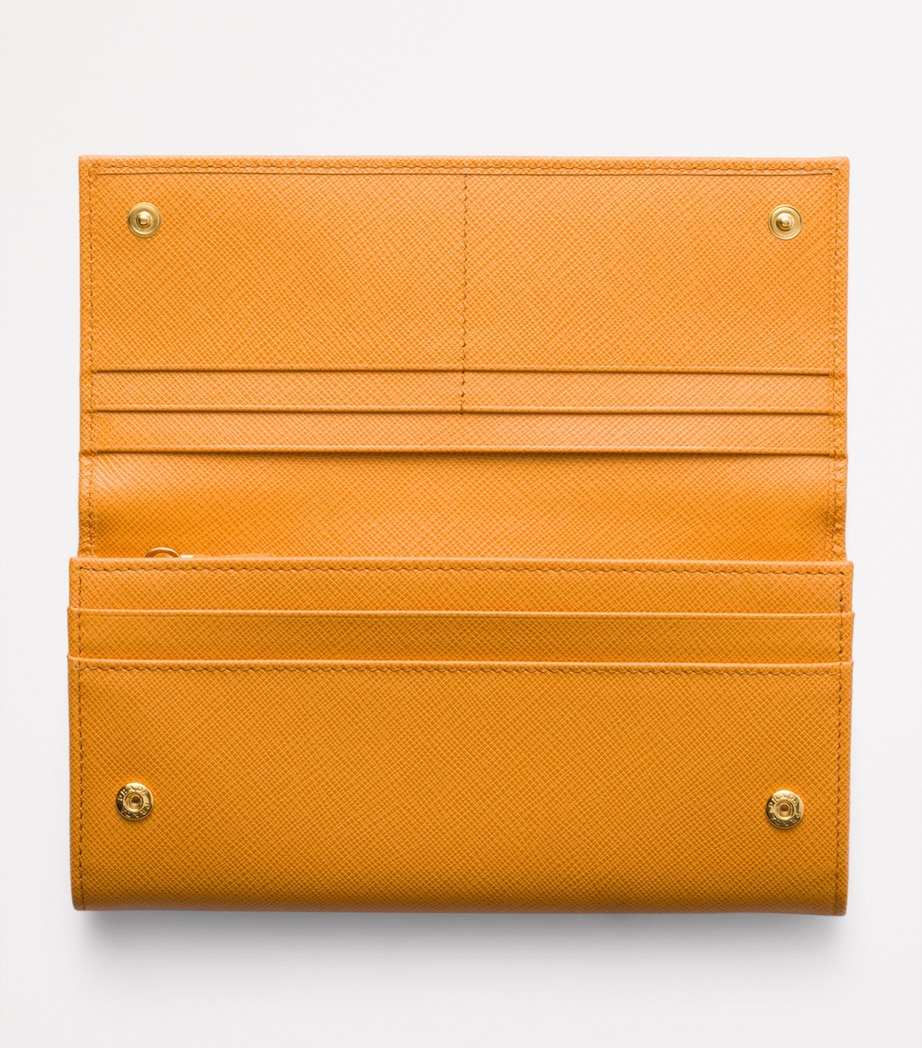 Large Saffiano Leather Wallet F0287 Image 2