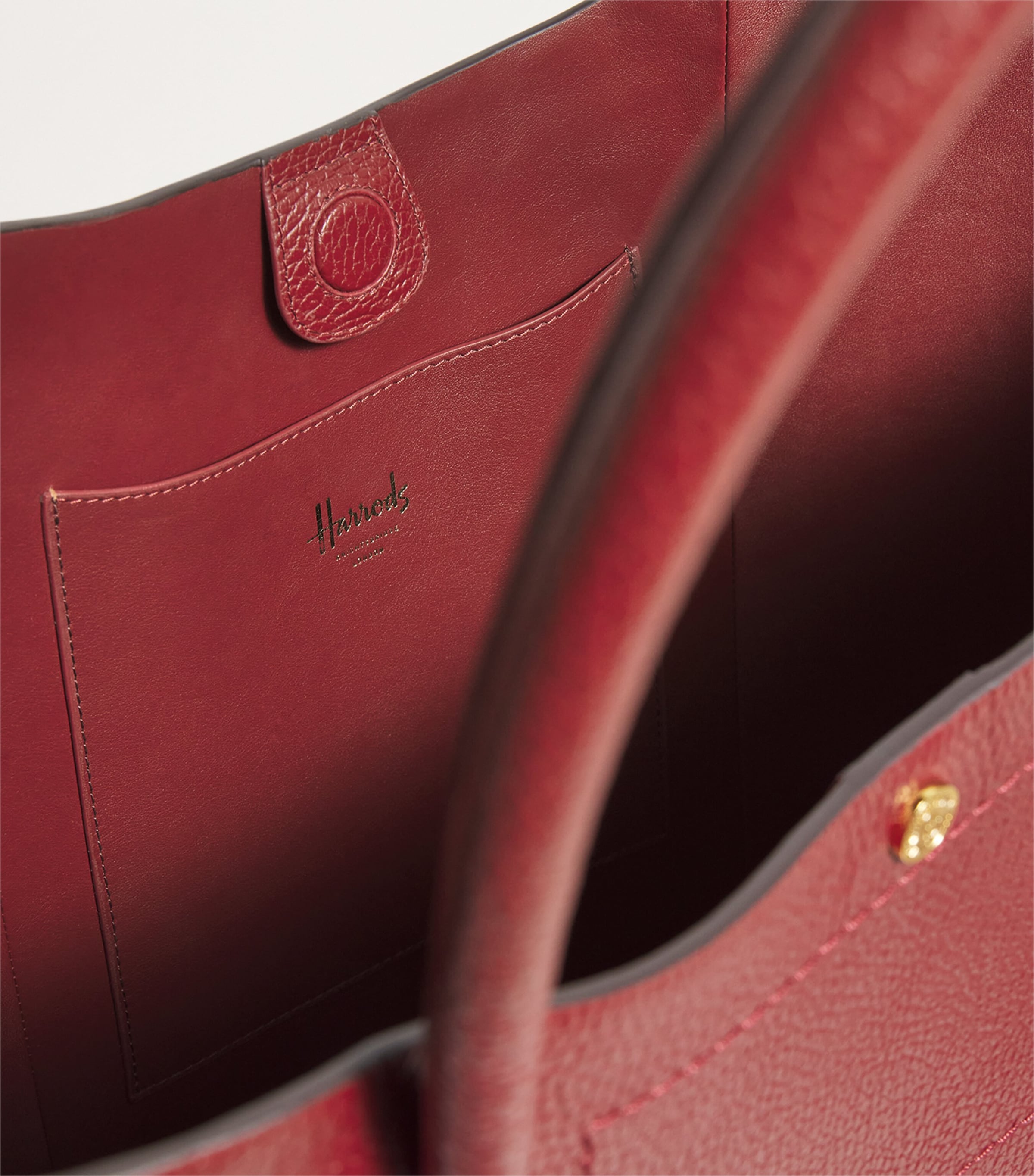 Leather Rope Tote Bag BURGUNDY Image 7