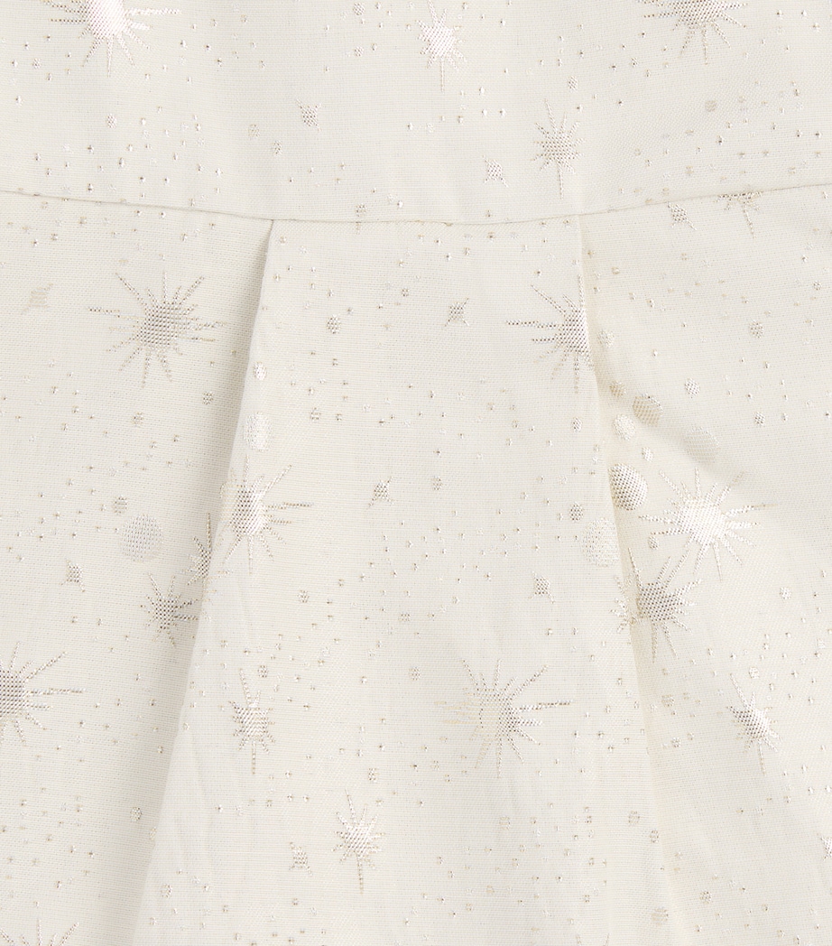 Tartine et Chocolat Star-Pattern Dress (3 Months - 4 Years) Nacre Image 2