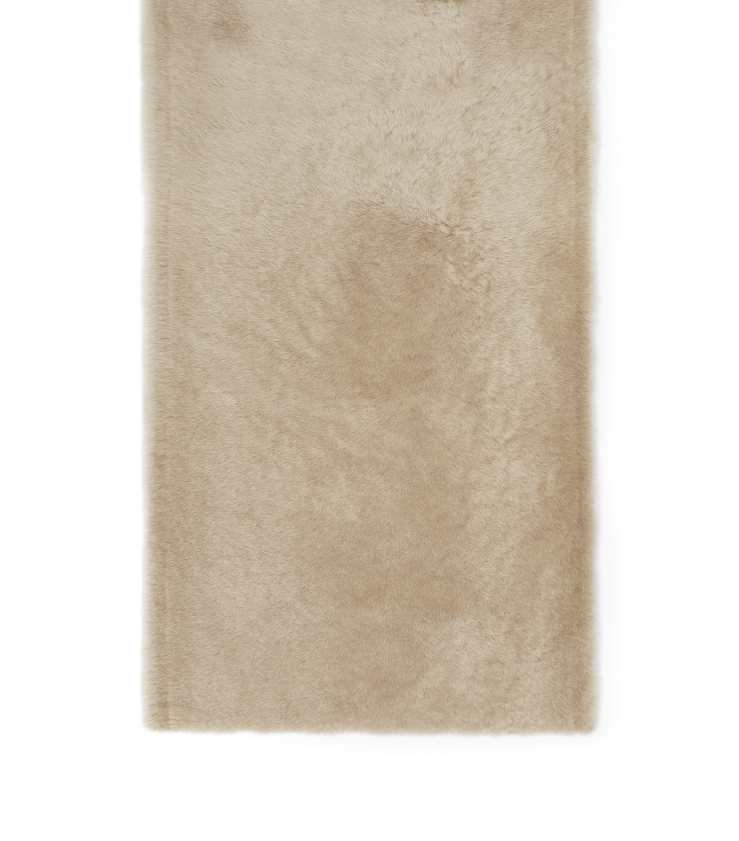 Max Mara Shearling Scarf Beige Image 1