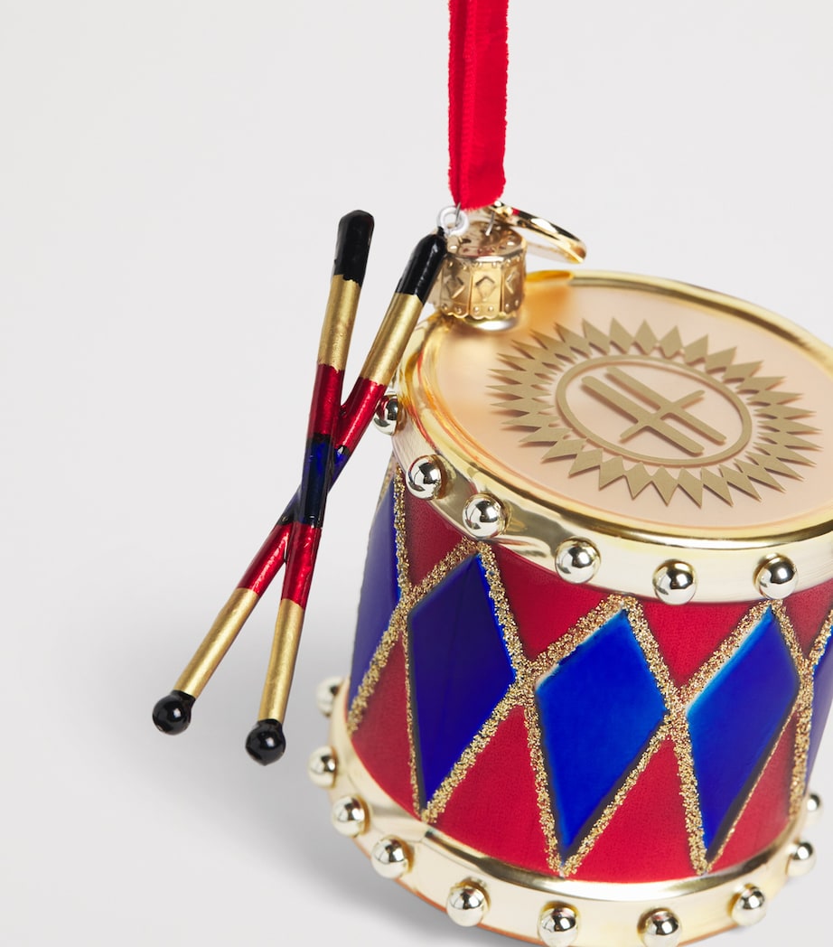 Harrods Glass Drum Tree Decoration Image 3