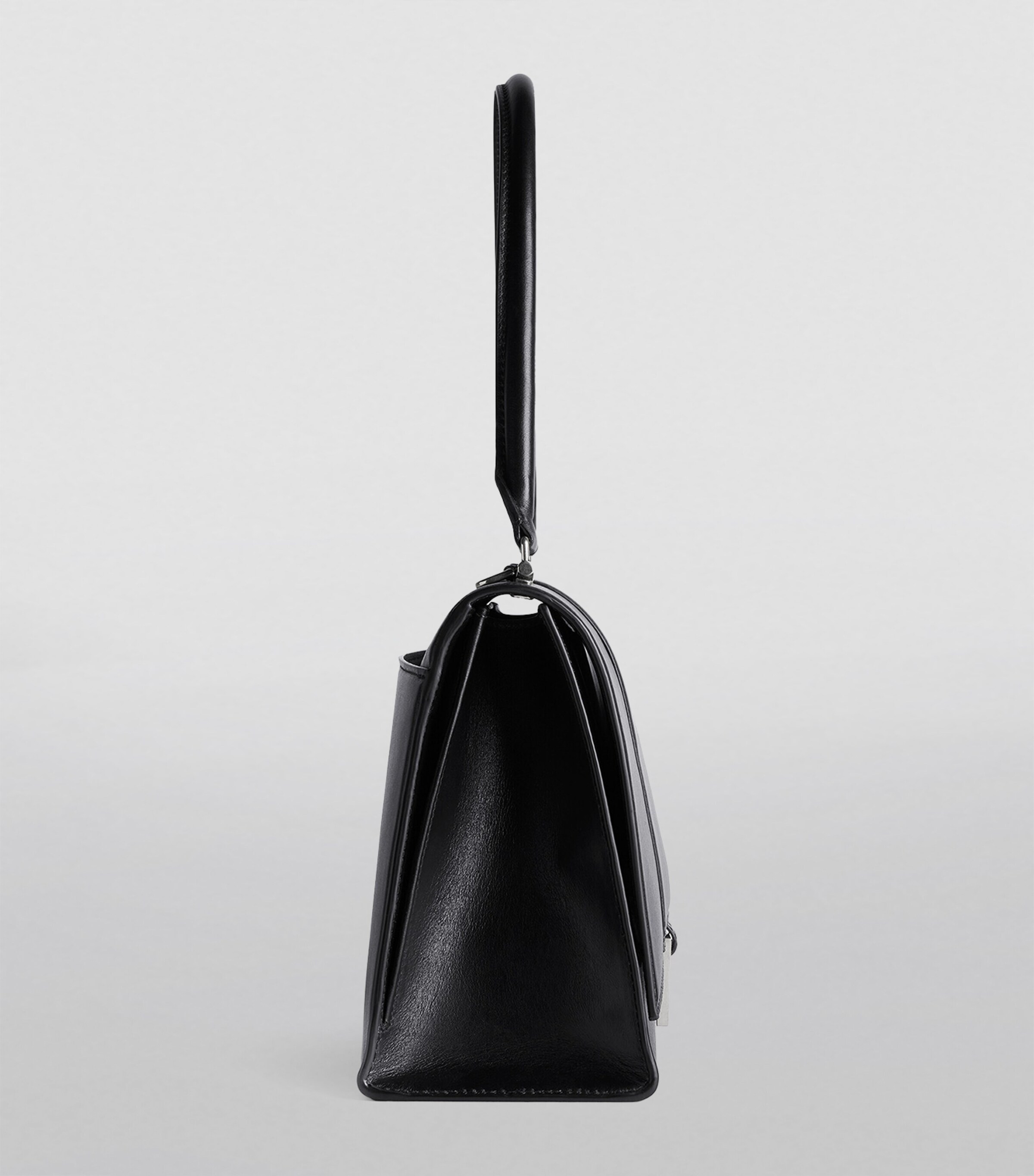 Medium Leather Hourglass Top-Handle Bag 1000 Image 8