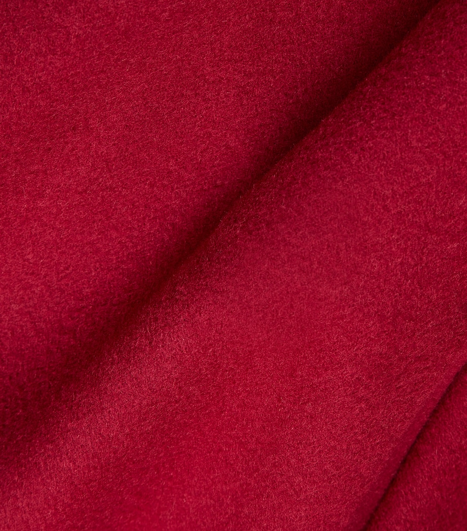 Wool-Cashmere Costa Wrap Coat RUBY Image 5
