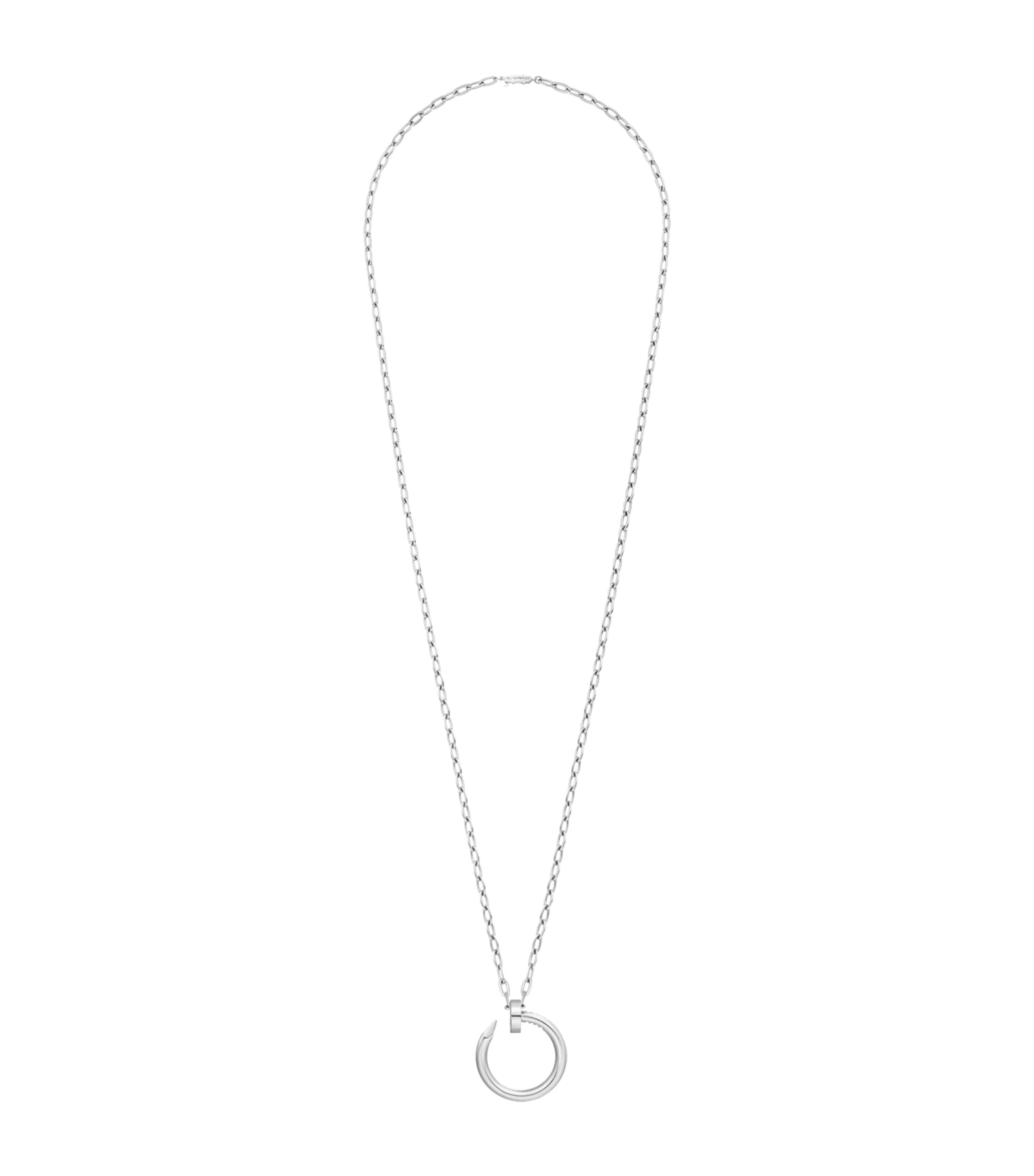 Extra-Large White Gold Juste un Clou Necklace WHITE GOLD Image 1