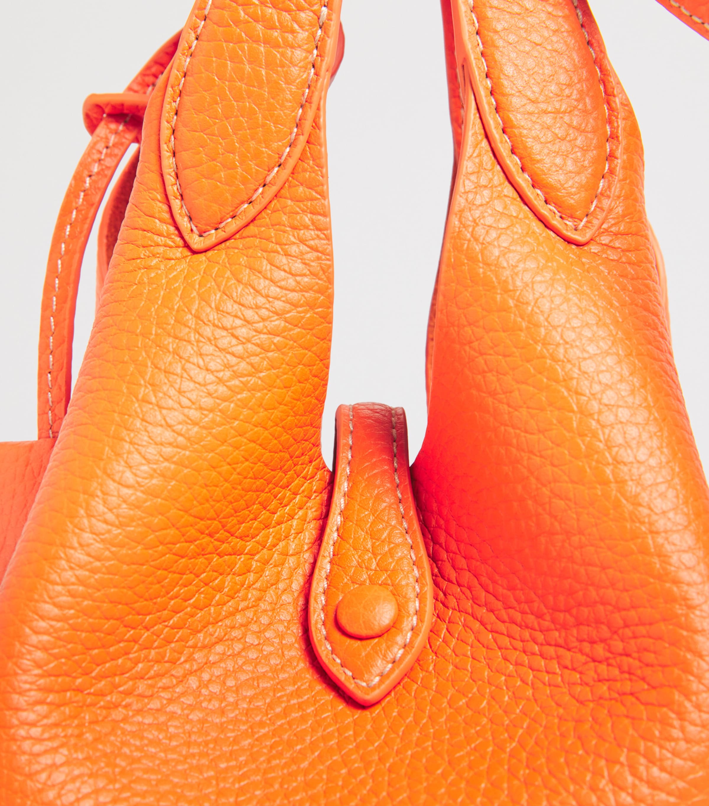 Polo Ralph Lauren Small Leather Polo Play Cross-Body Bag Orange Peel Image 6