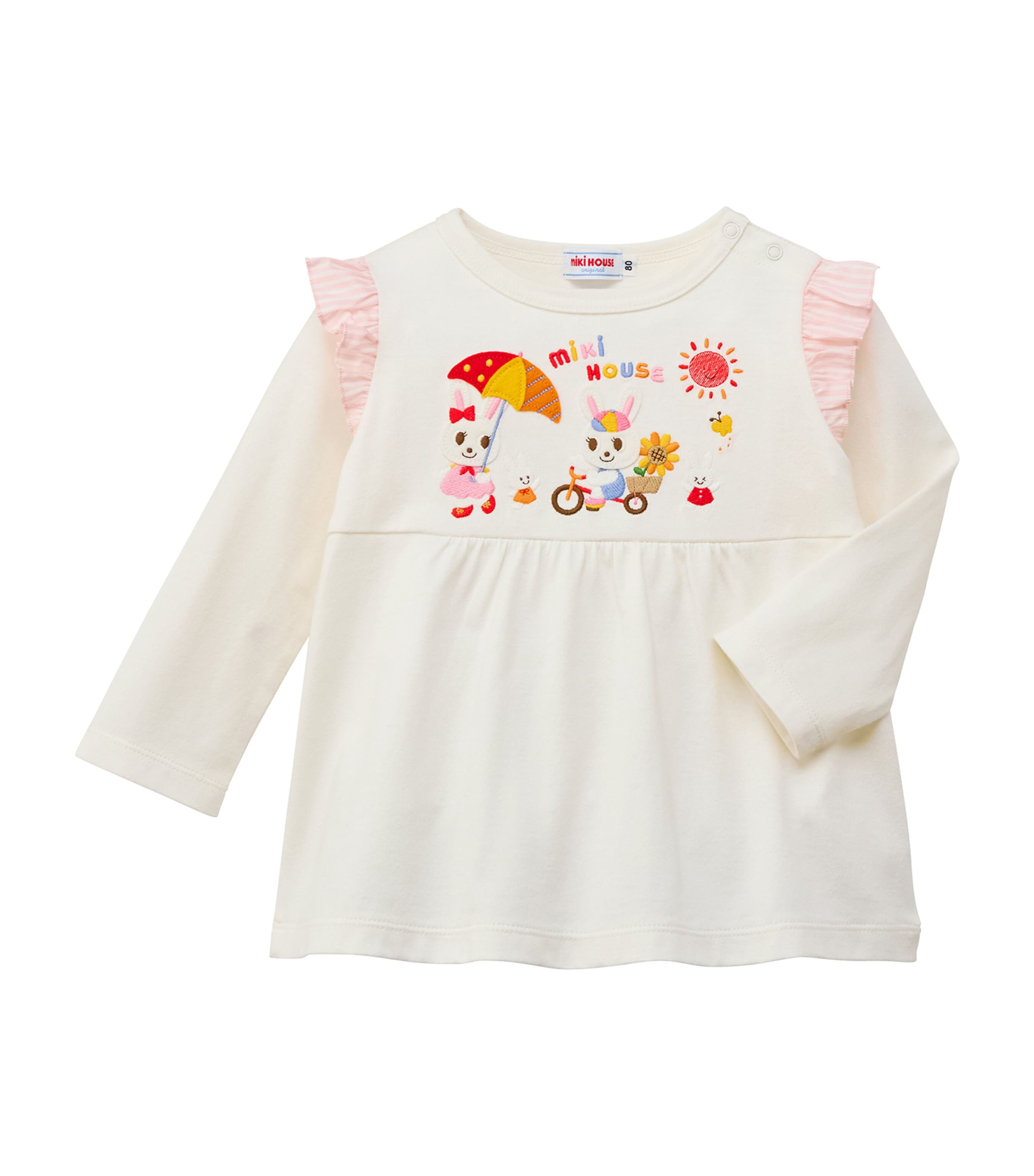 Miki House Embroidered Long-Sleeve T-Shirt (2-7 Years) Image 1