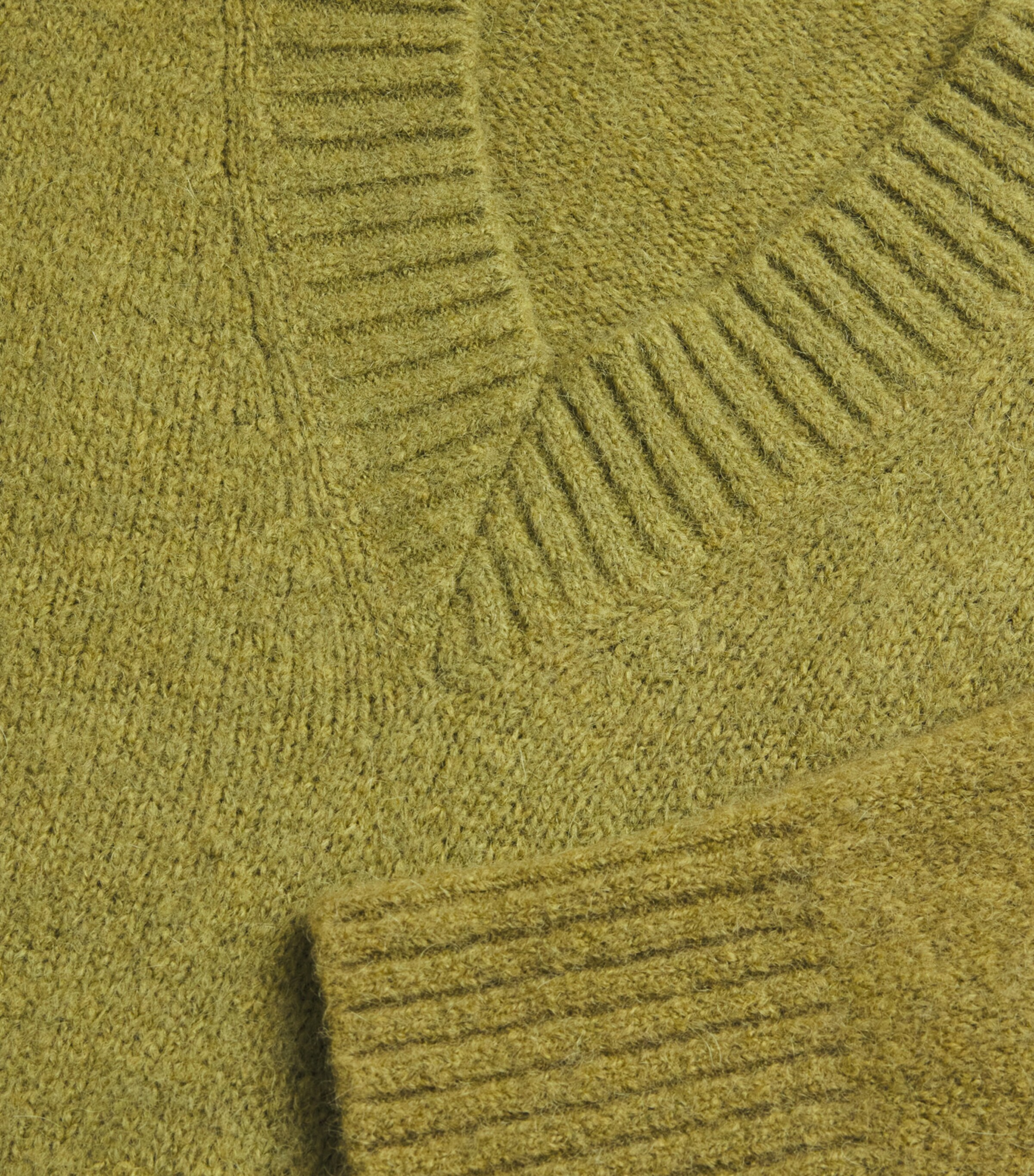 V-Neck Sweater OLIVE GREEN Image 5