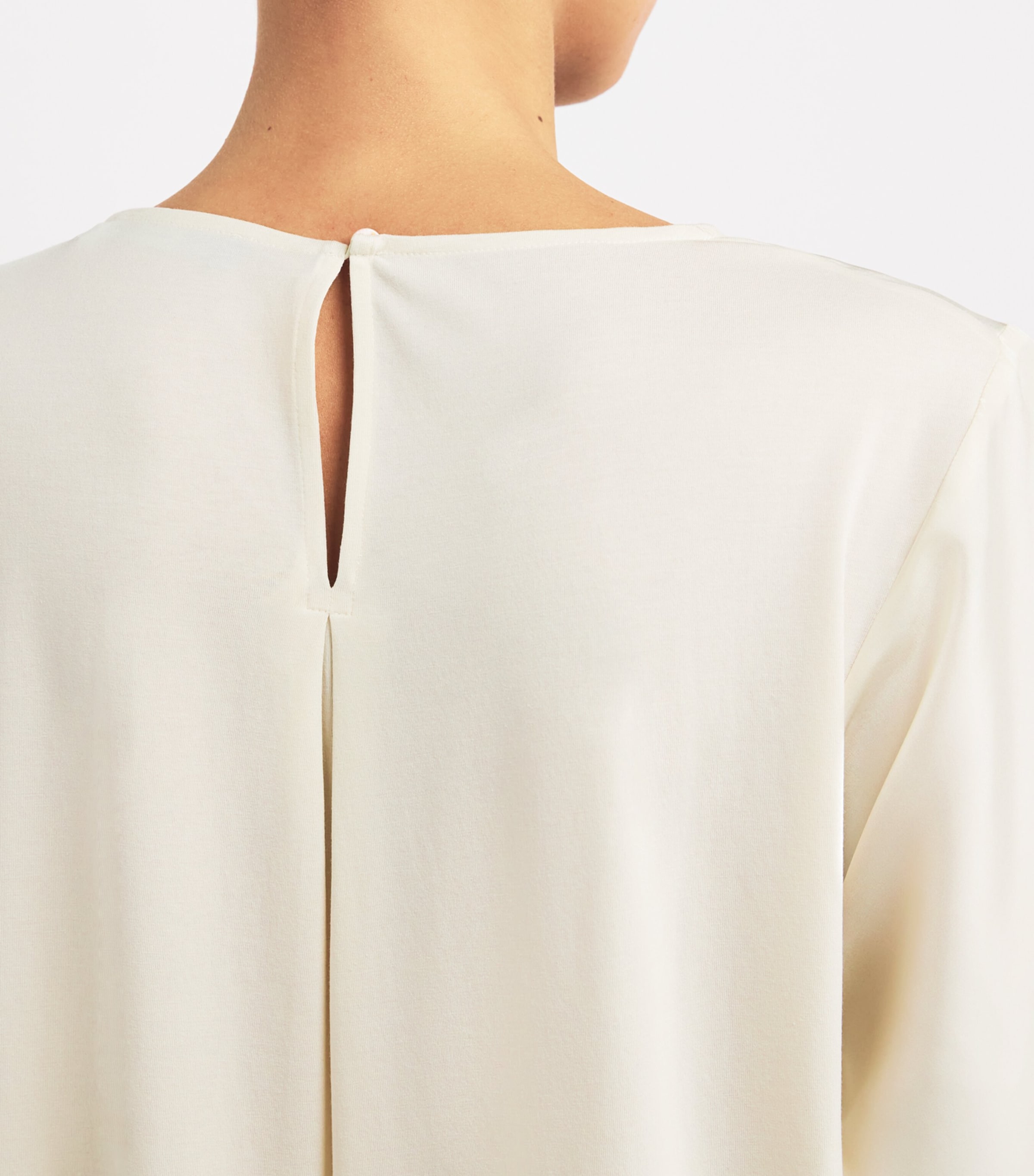 Silk-Front Blouse ECRU Image 6
