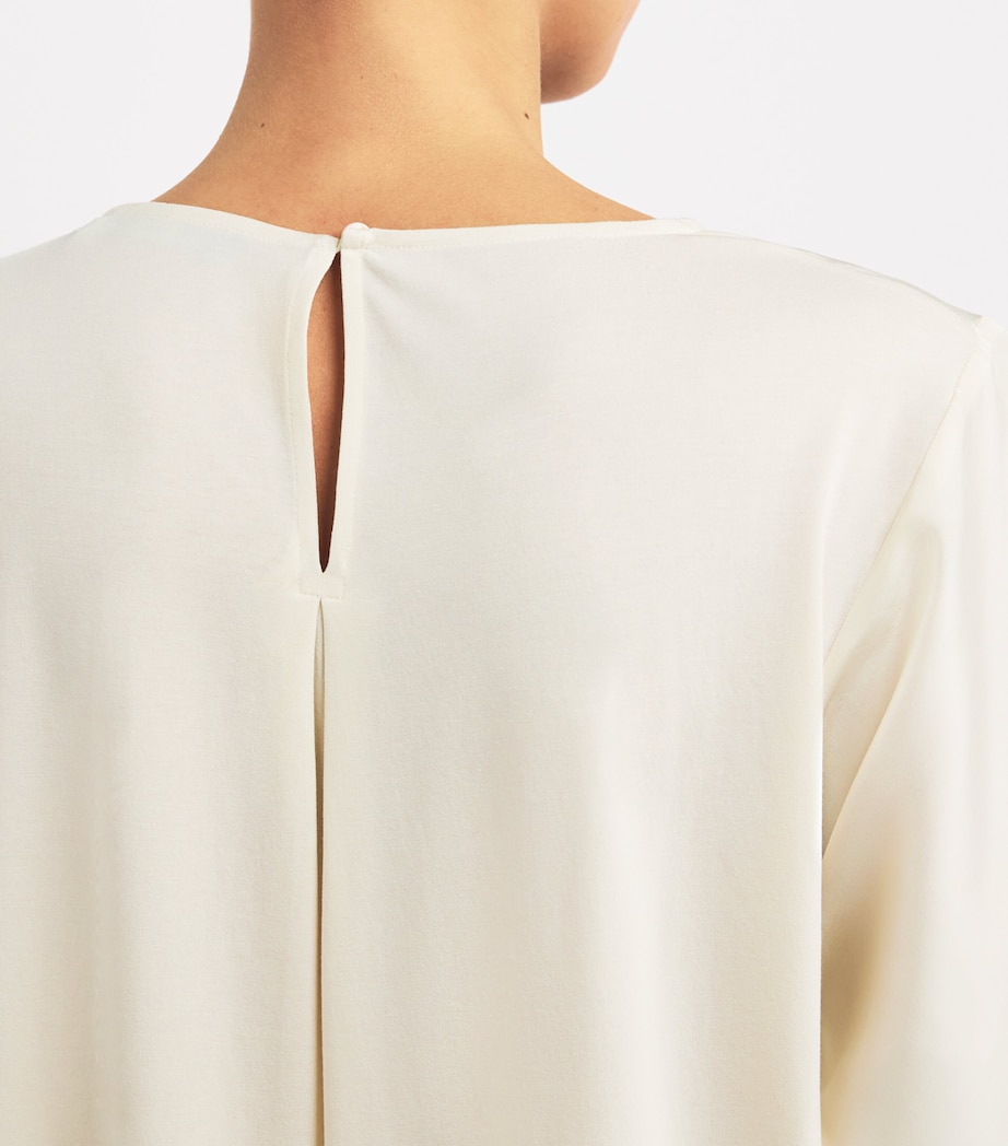 Silk-Front Blouse ECRU Image 6