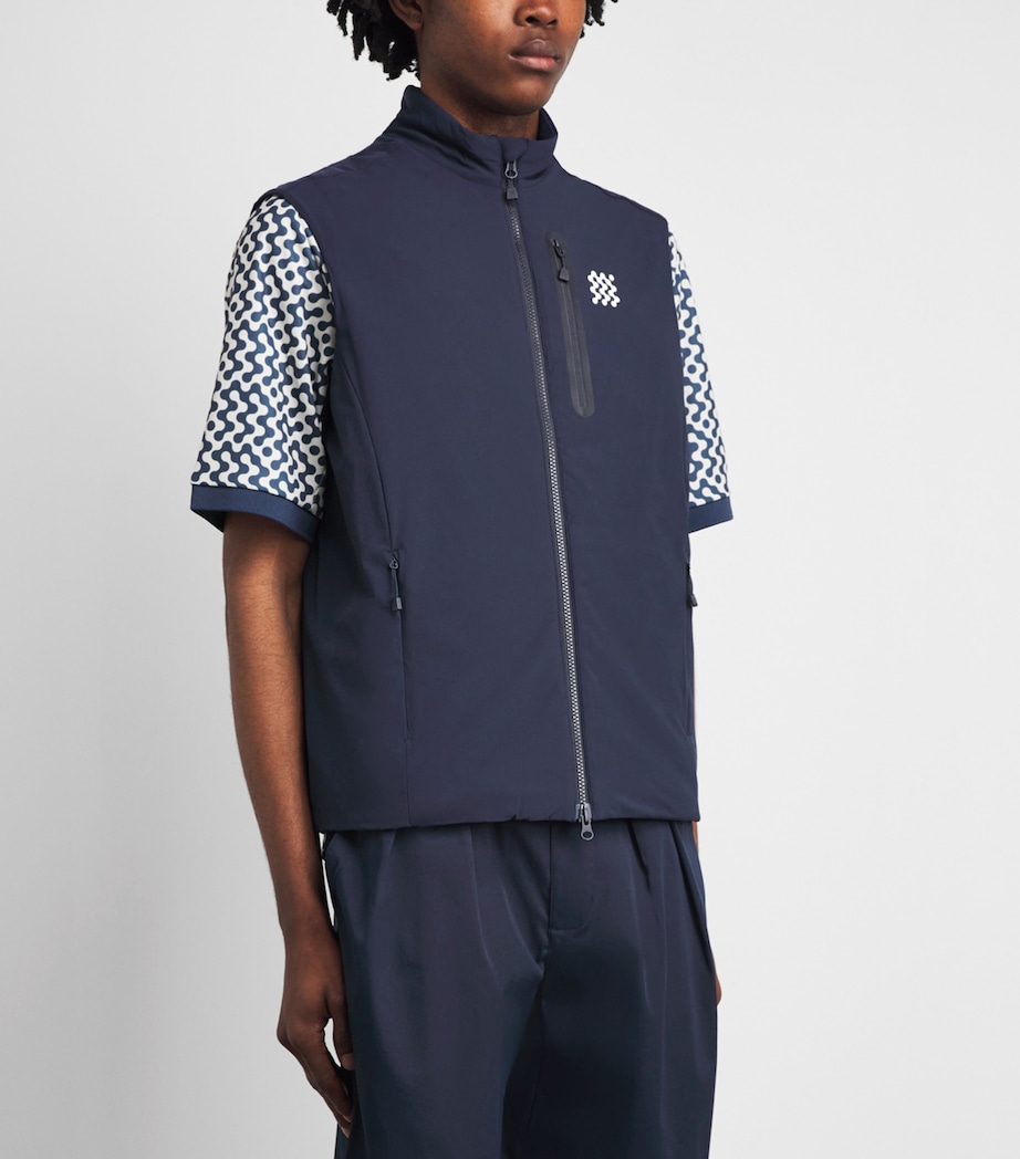 Manors Mens Insulated Course 2.0 Gilet Midnight Image 4