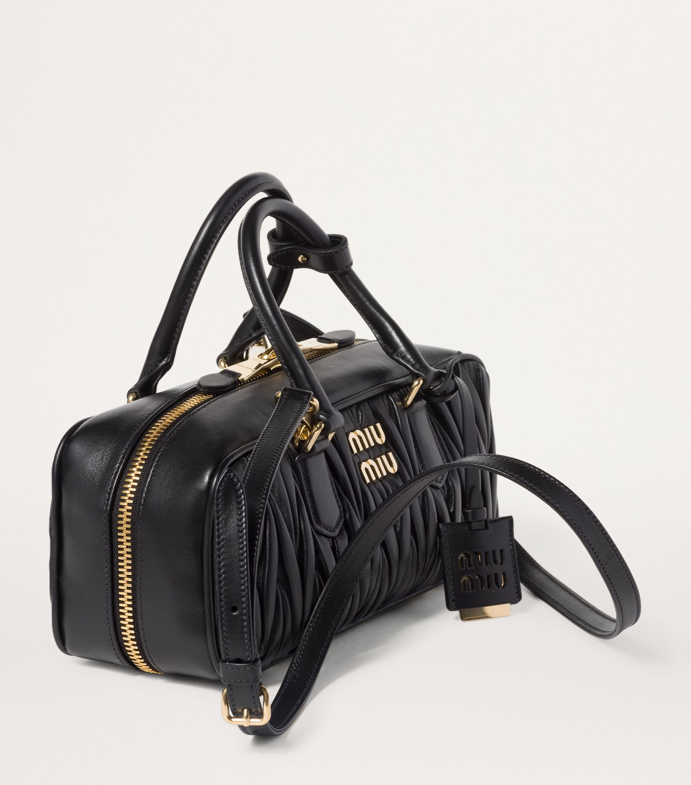 Matelassé Leather Arcadie Top-Handle Bag F0002 Image 2