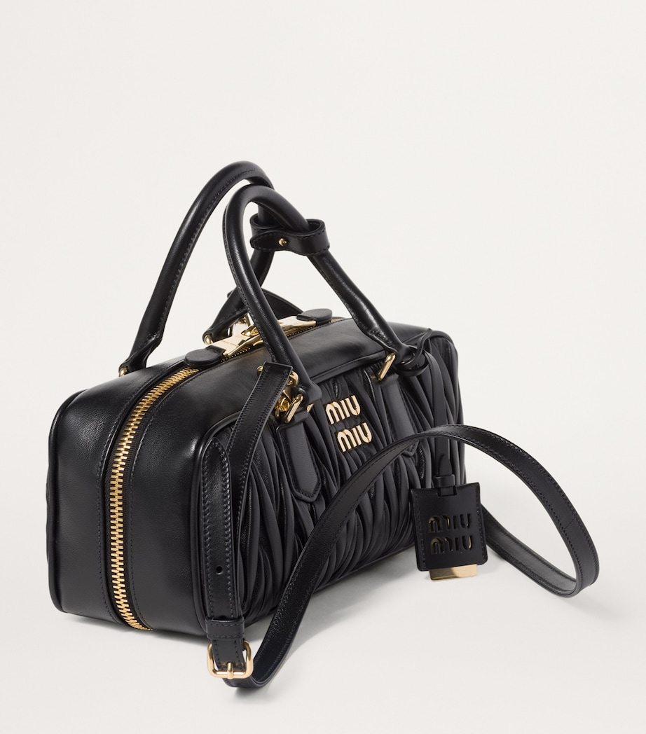 Matelassé Leather Arcadie Top-Handle Bag F0002 Image 2