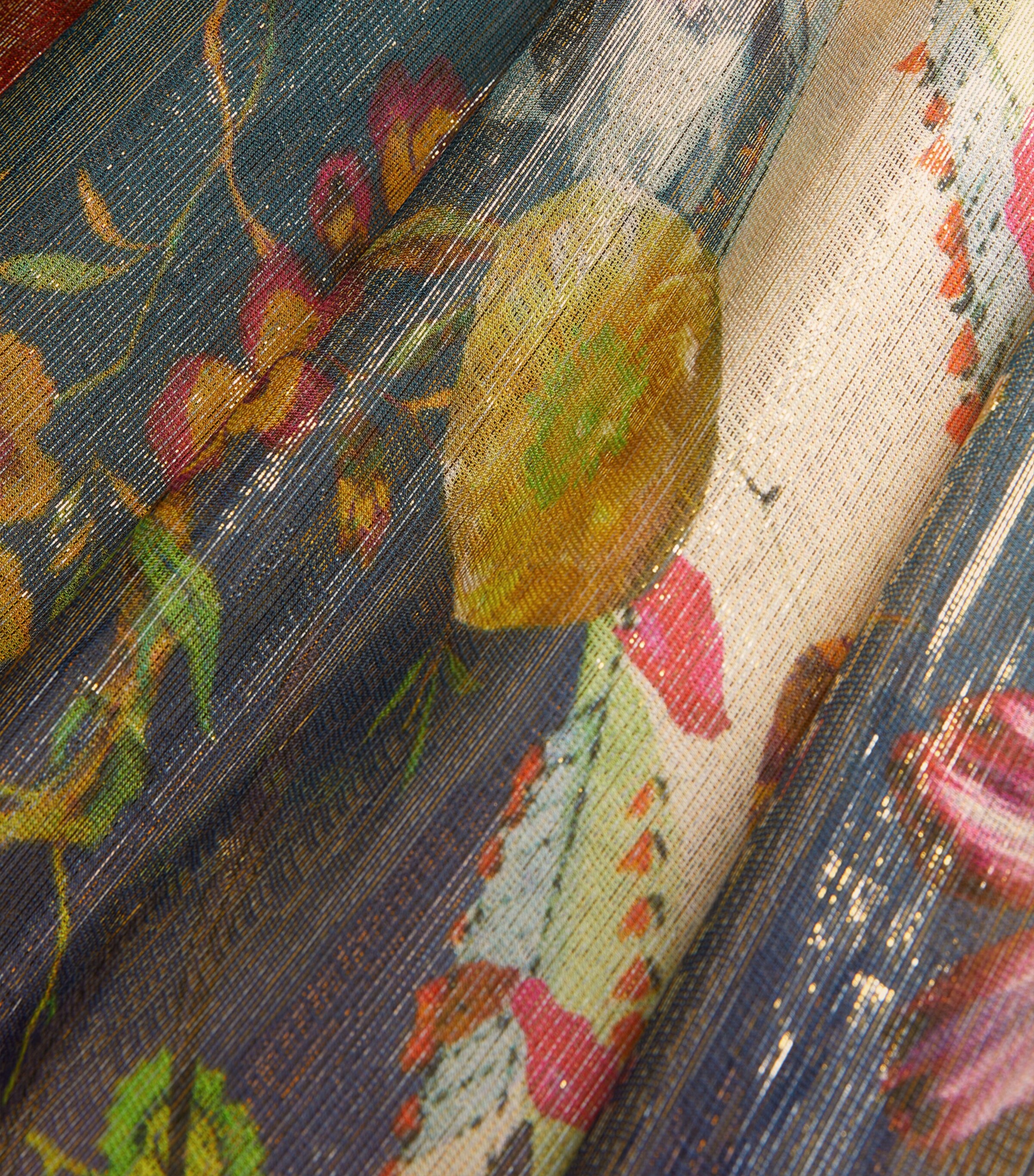 TORLOWEI Womens Silk Adora Trousers Okoye In Bloom Image 5