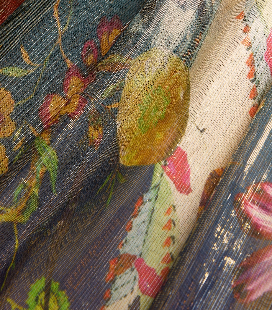 TORLOWEI Womens Silk Adora Trousers Okoye In Bloom Image 5