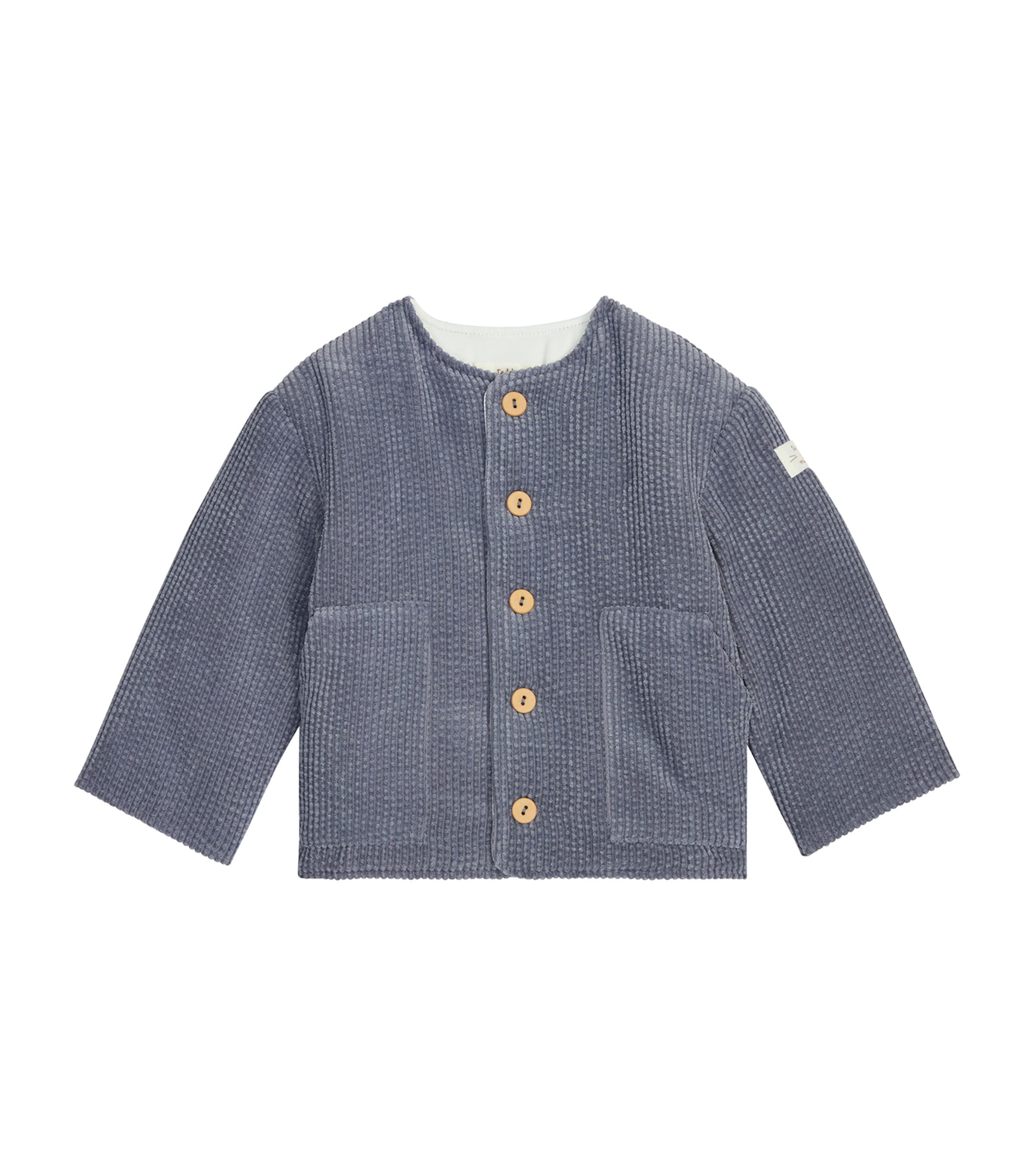 Teddy & Minou Knitted Cardigan In Gray