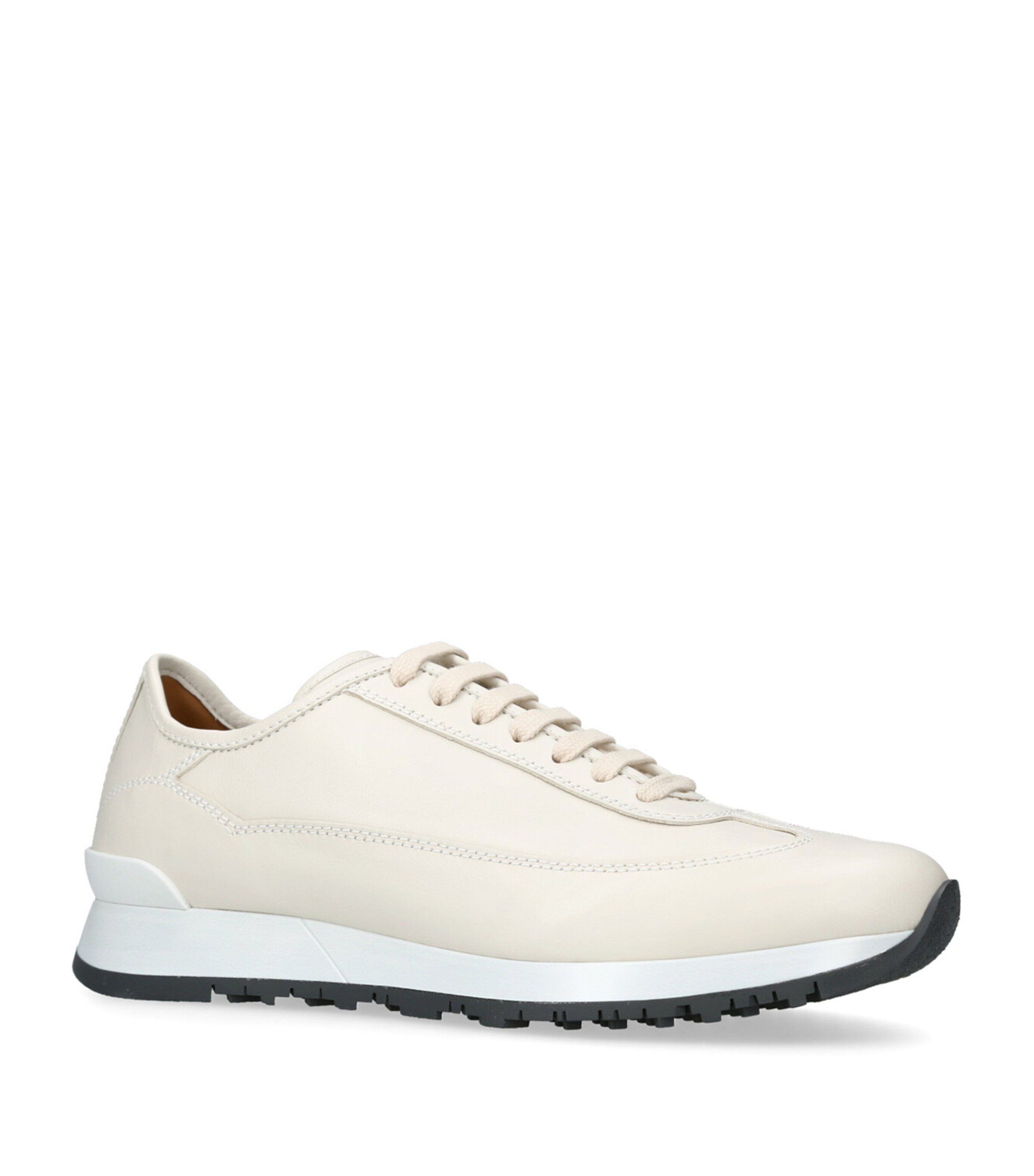John Lobb Leather Hurlingham Runner Sneakers Beige Image 3