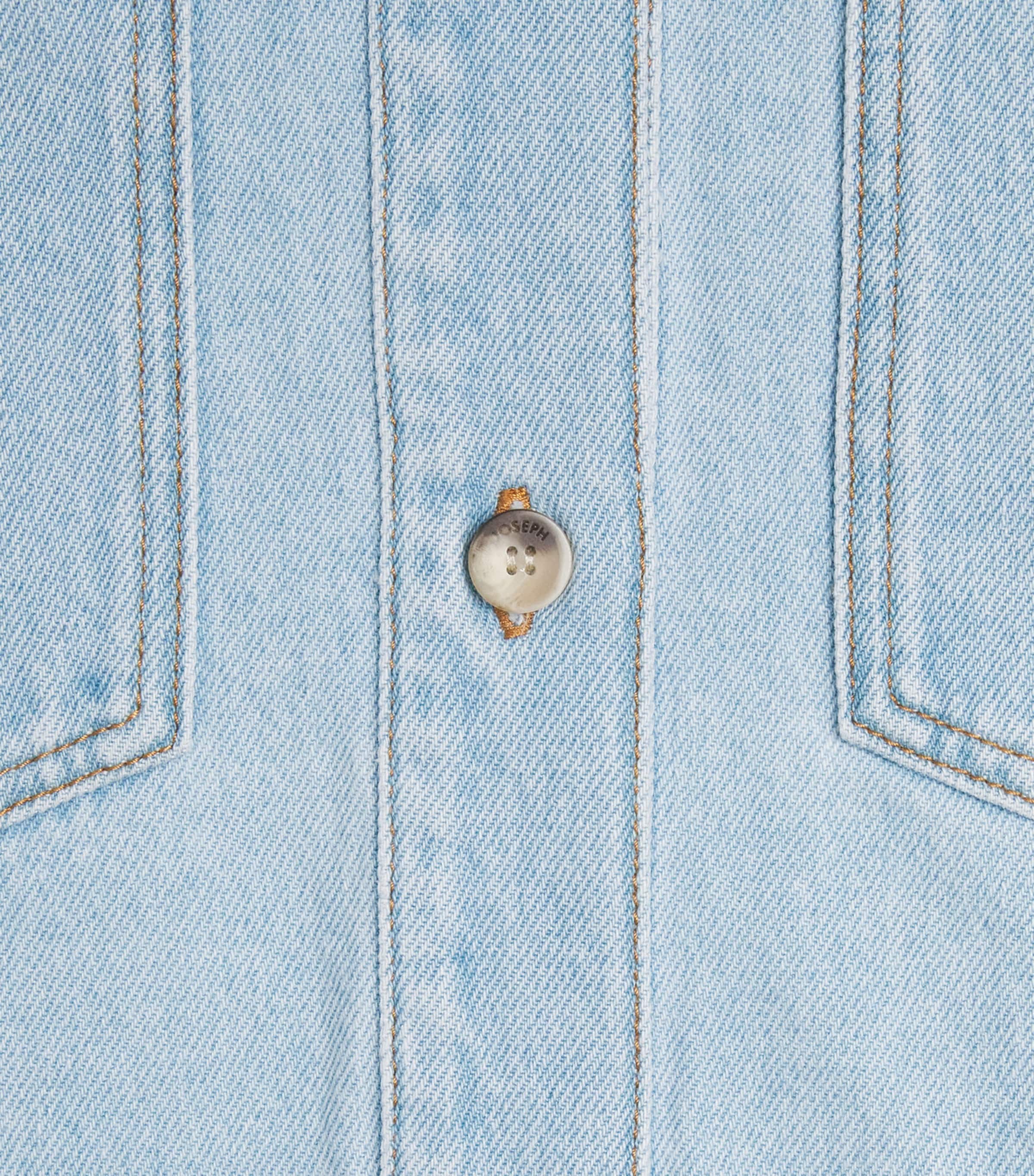 Joseph Womens Denim Idar Shirt Ice Blue Image 6