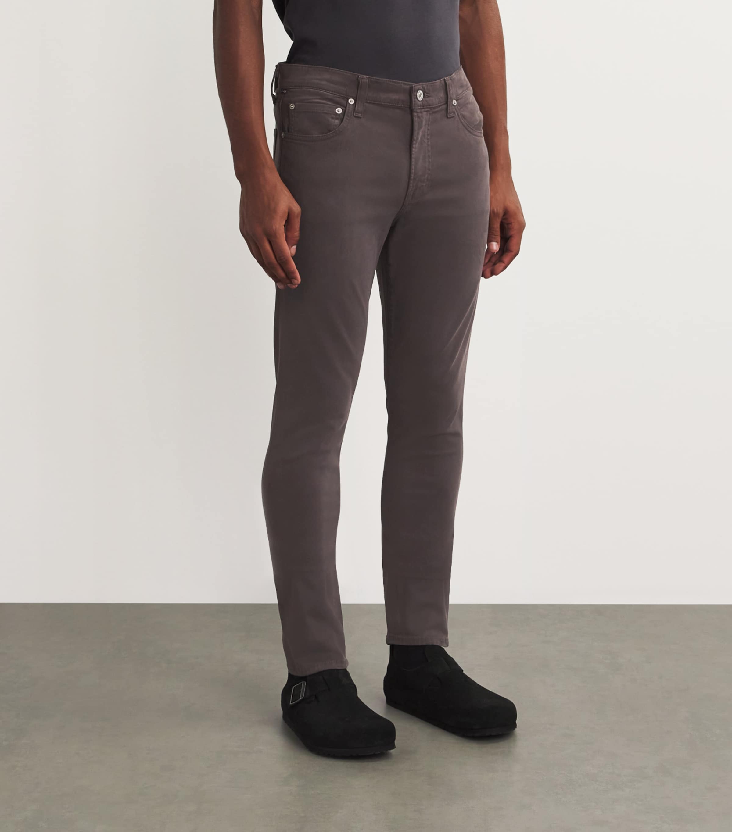 Citizens of Humanity Mens London Tapered Slim Jeans Gravel Image 3
