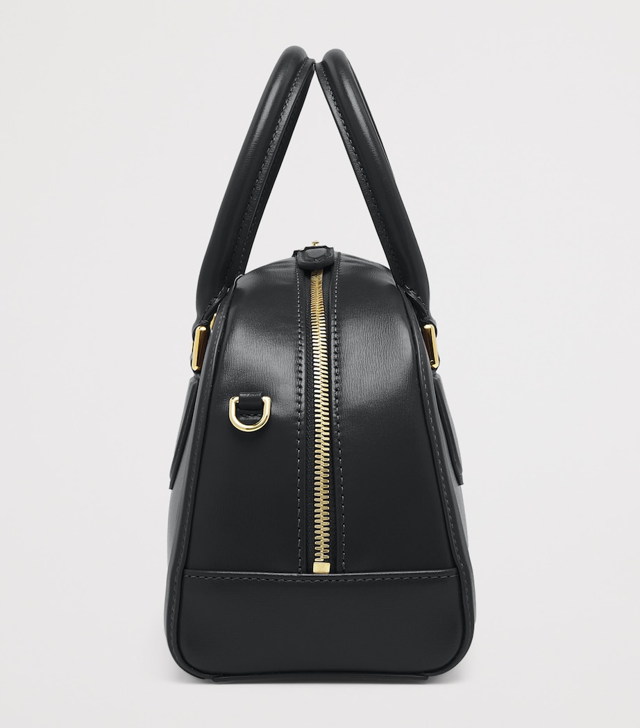 McQueen Small Leather Birdee Boston Cross-Body Bag Image 4
